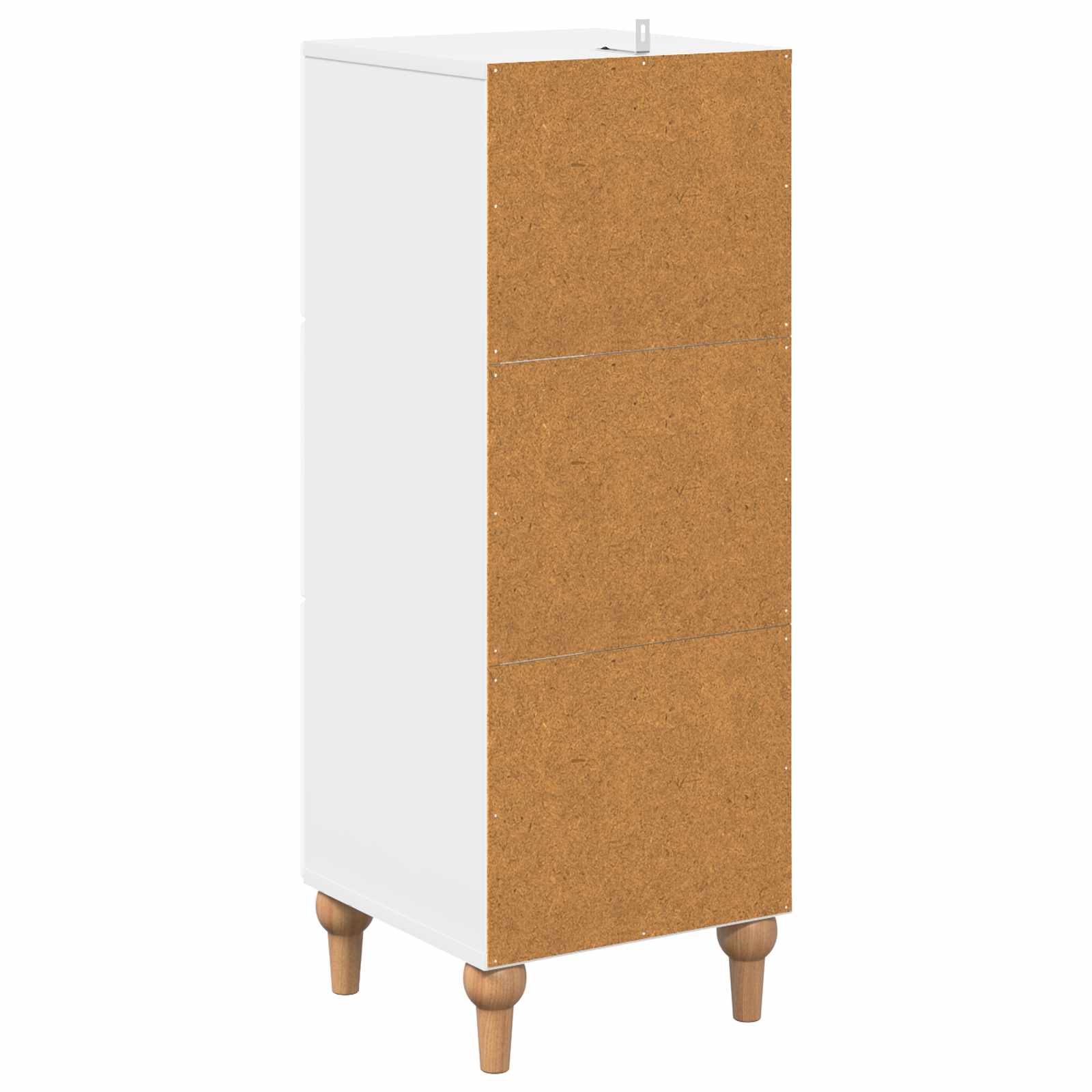 Ormar s ladicama Bijela visokog sjaja 33 x 34,5 x 90 cm