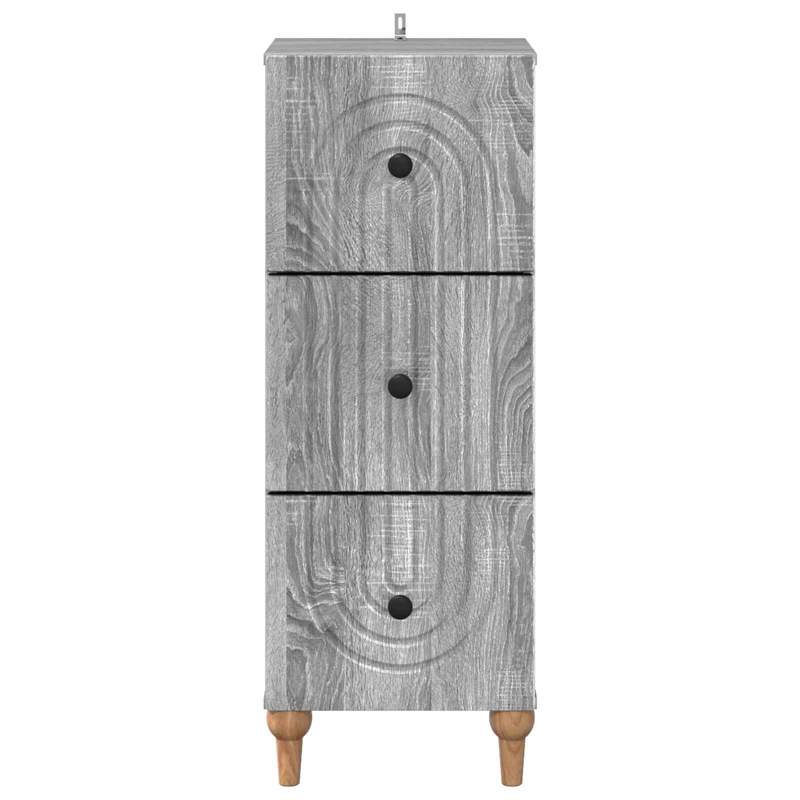 Ormar s ladicama Siva sonoma 33 x 34,5 x 90 cm