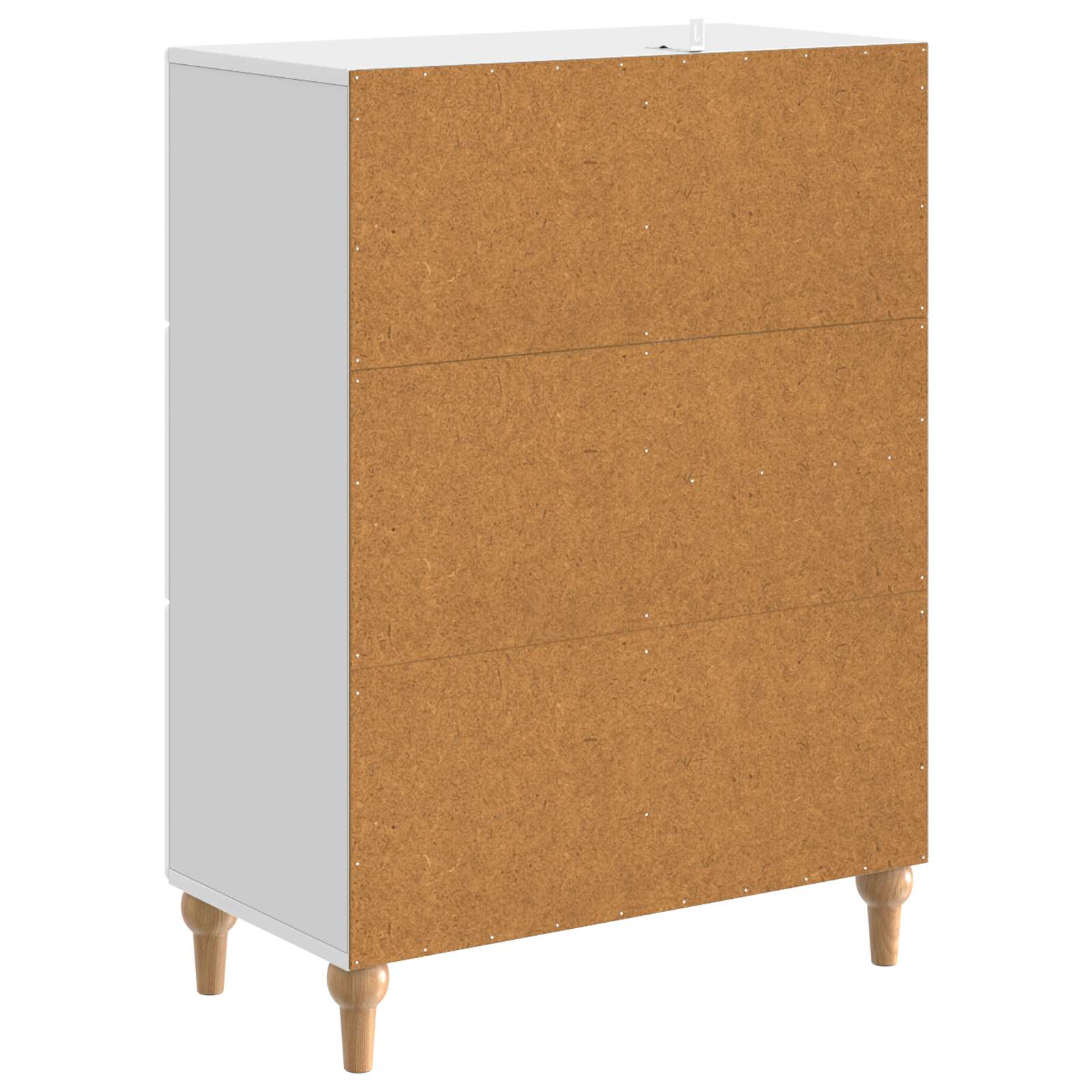 Kreveta s ladicama Bijela visokog sjaja 66 x 34,5 x 90 cm