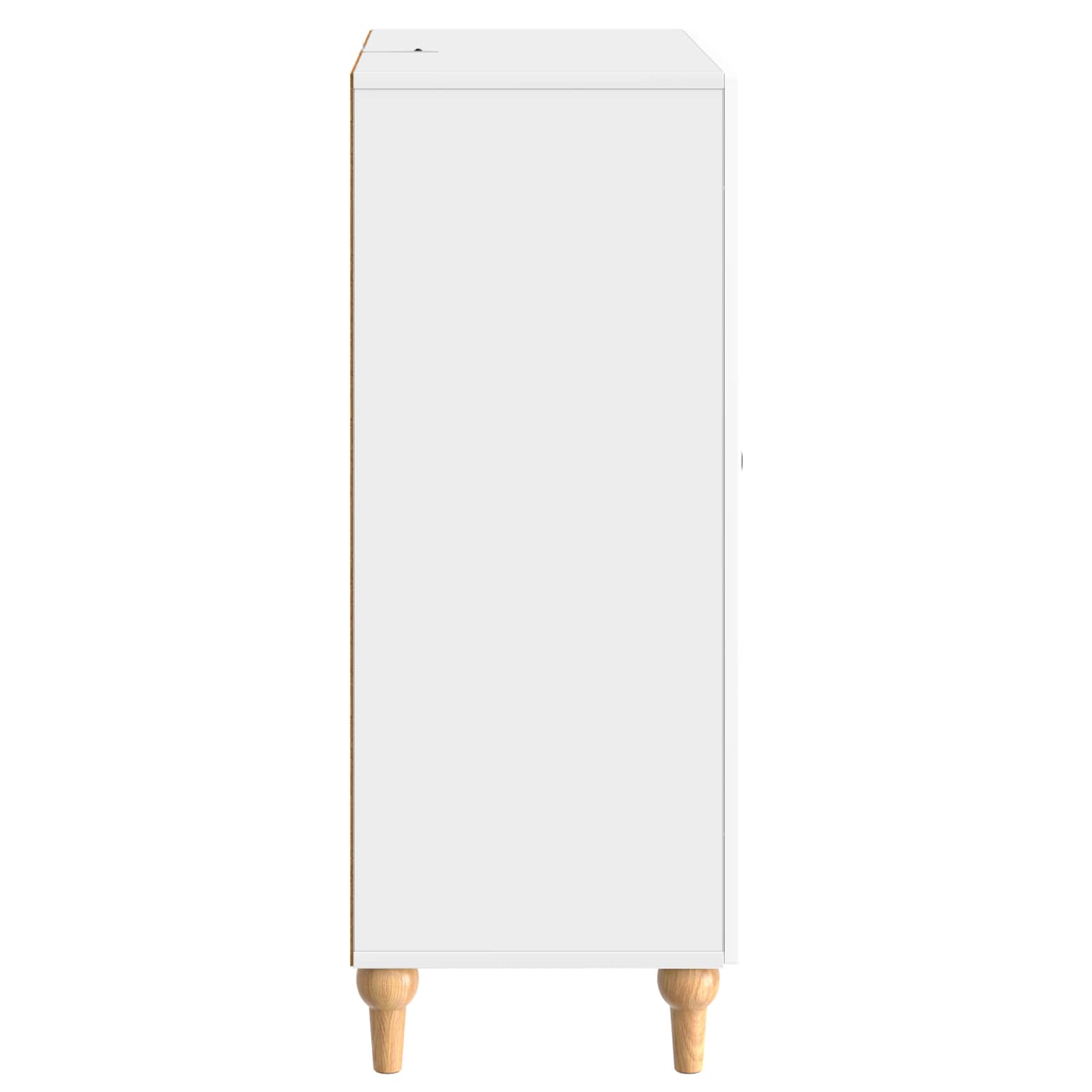 Kreveta s ladicama Bijela visokog sjaja 66 x 34,5 x 90 cm