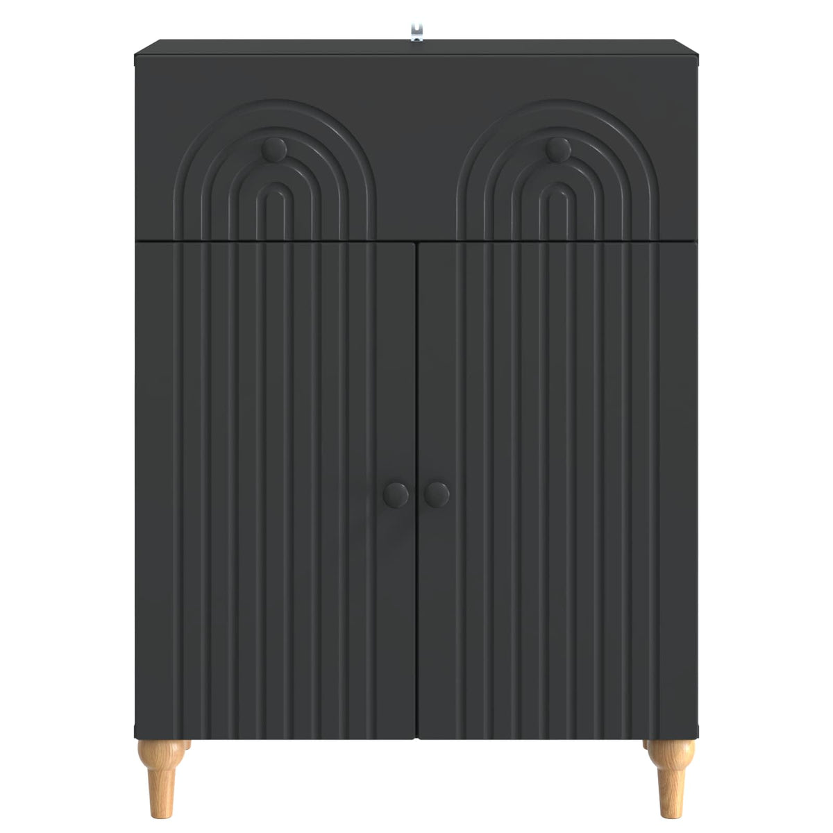 Kreveta Crna 66 x 34,5 x 90 cm Konstruirano drvo