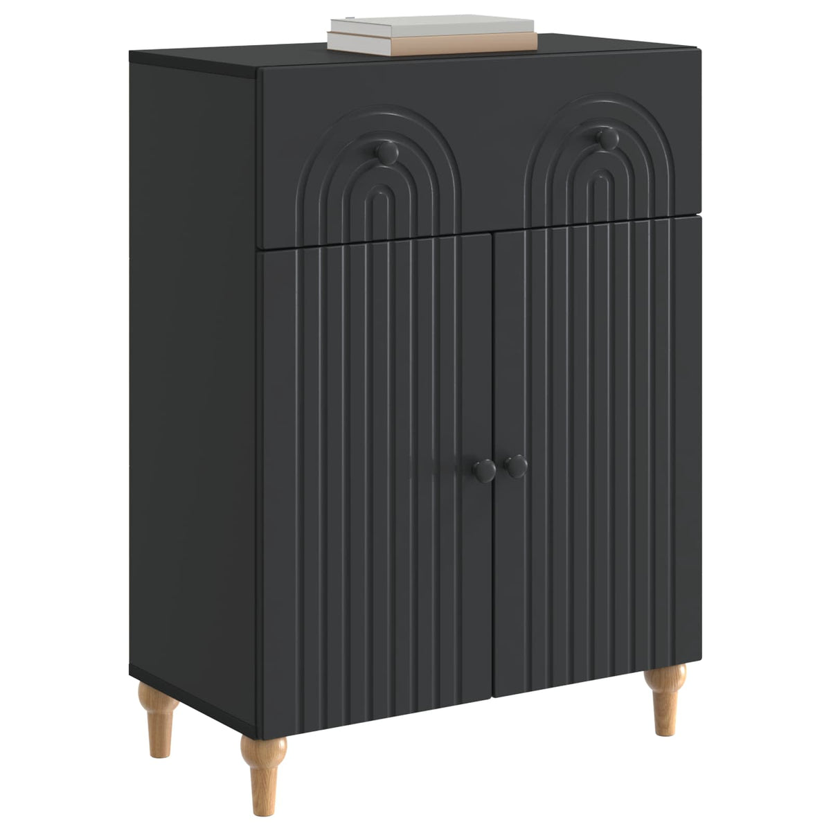 Kreveta Crna 66 x 34,5 x 90 cm Konstruirano drvo