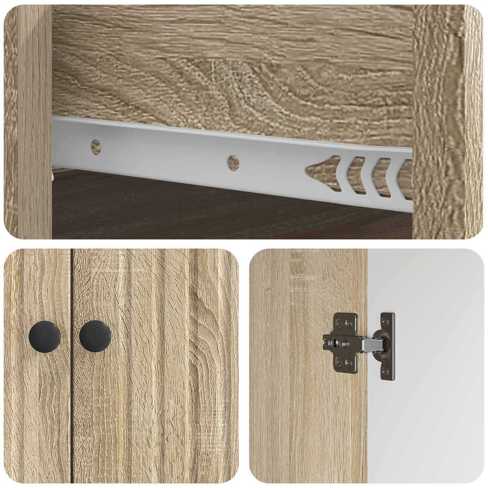 Kreveta Hrast sonoma 66 x 34,5 x 90 cm Konstruirano drvo