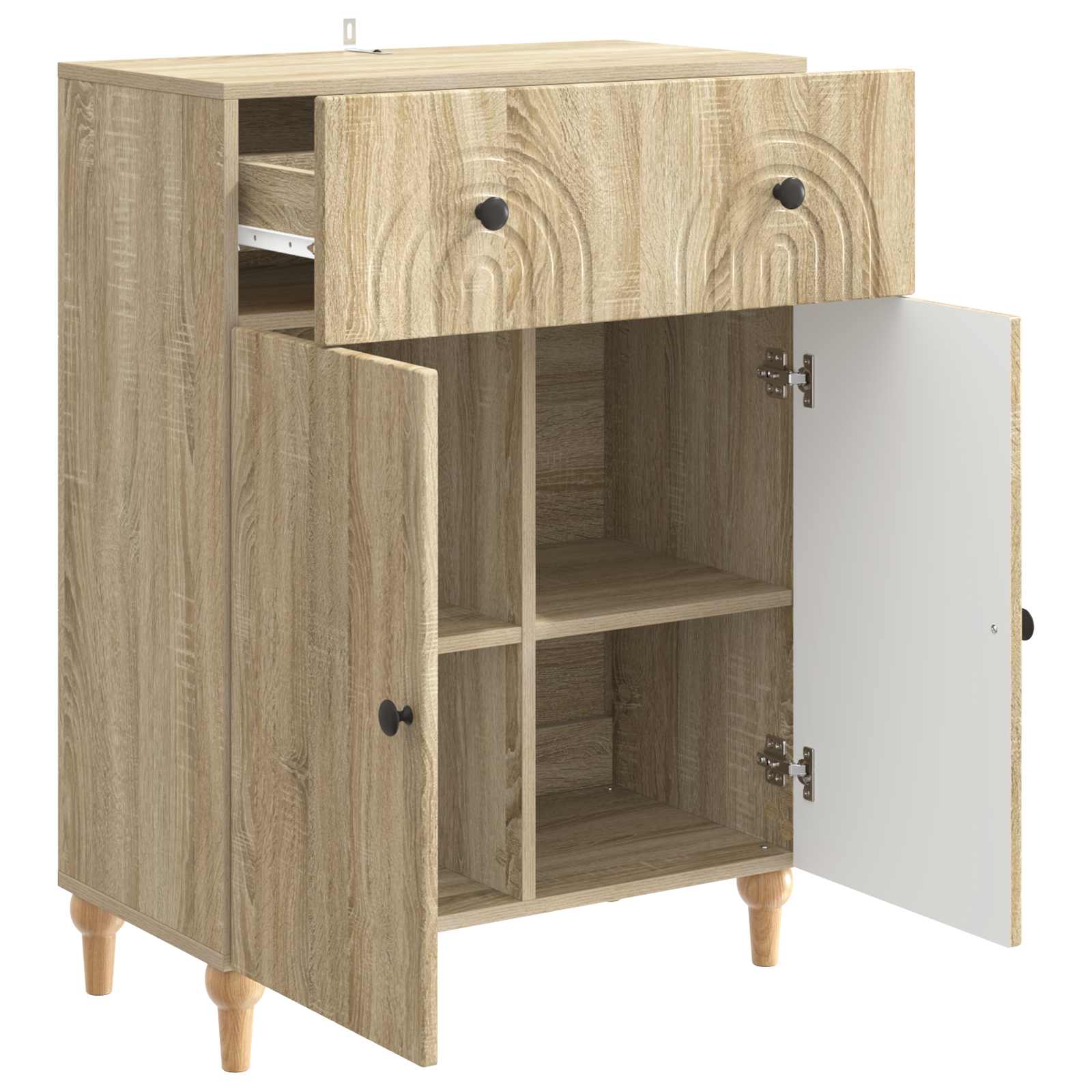Kreveta Hrast sonoma 66 x 34,5 x 90 cm Konstruirano drvo