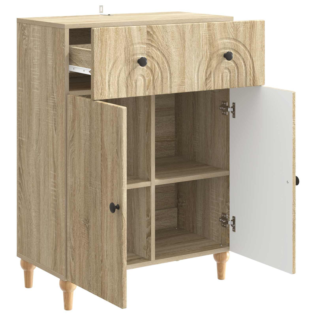 Kreveta Hrast sonoma 66 x 34,5 x 90 cm Konstruirano drvo