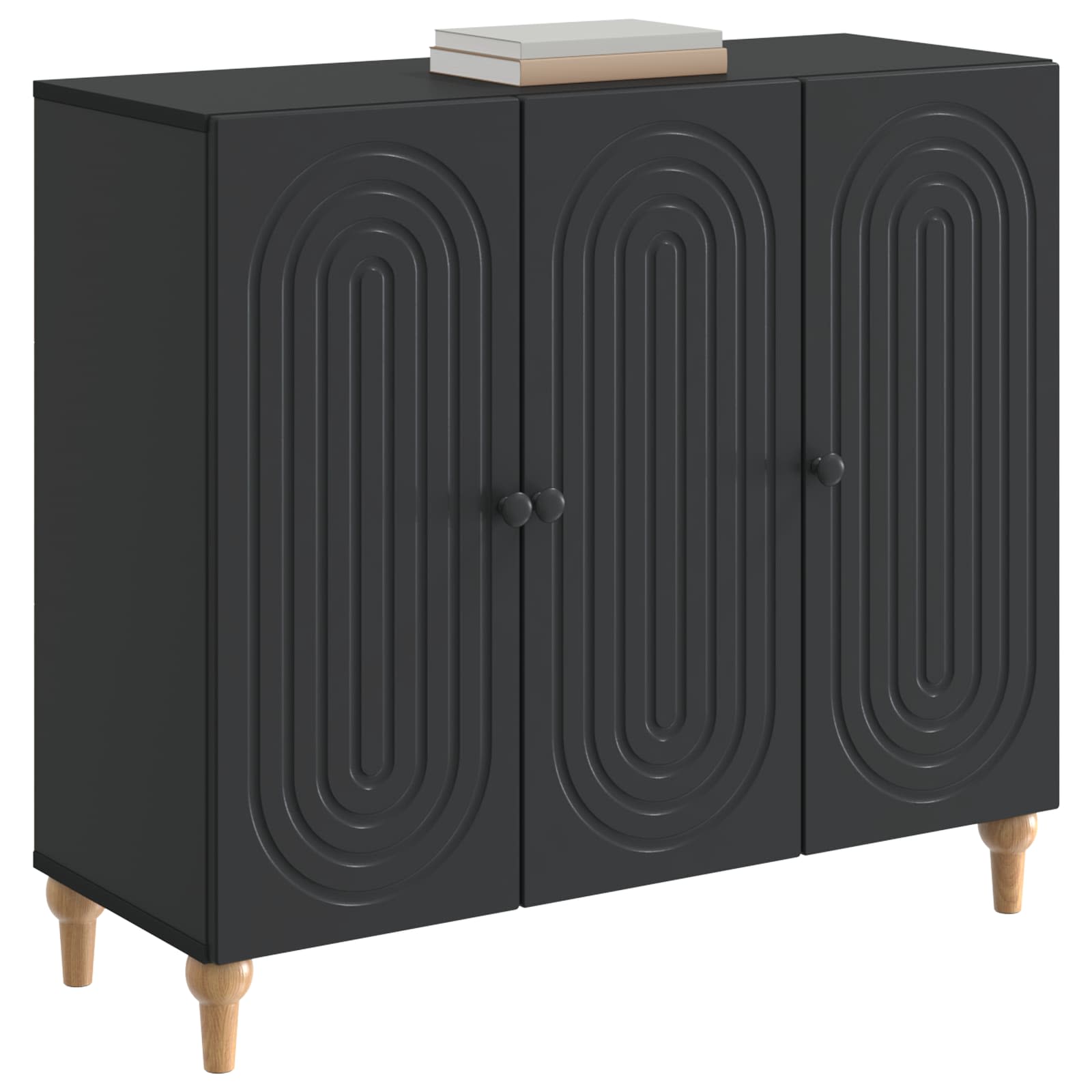 Kreveta Crna 89 x 34,5 x 80 cm Konstruirano drvo