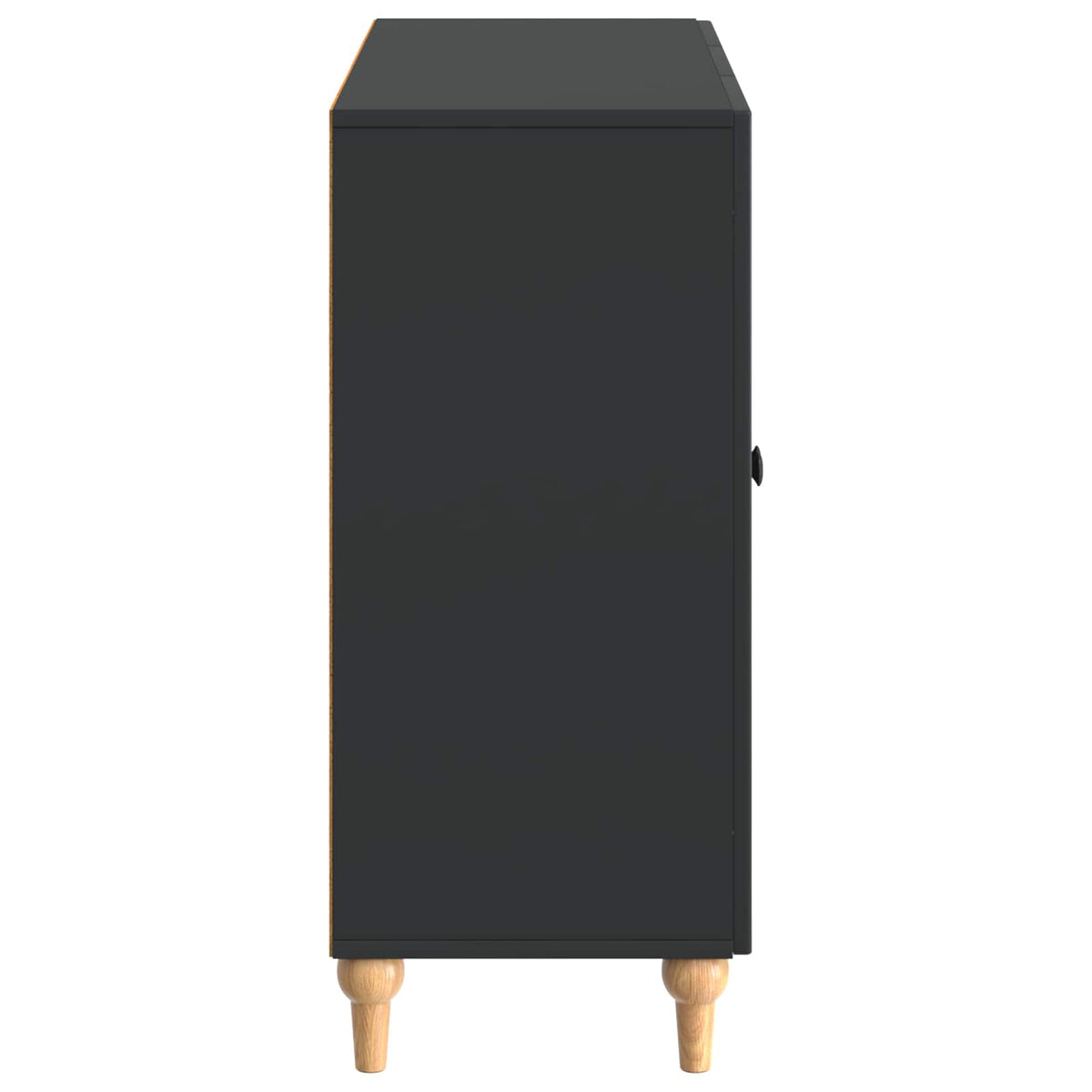 Kreveta Crna 89 x 34,5 x 80 cm Konstruirano drvo