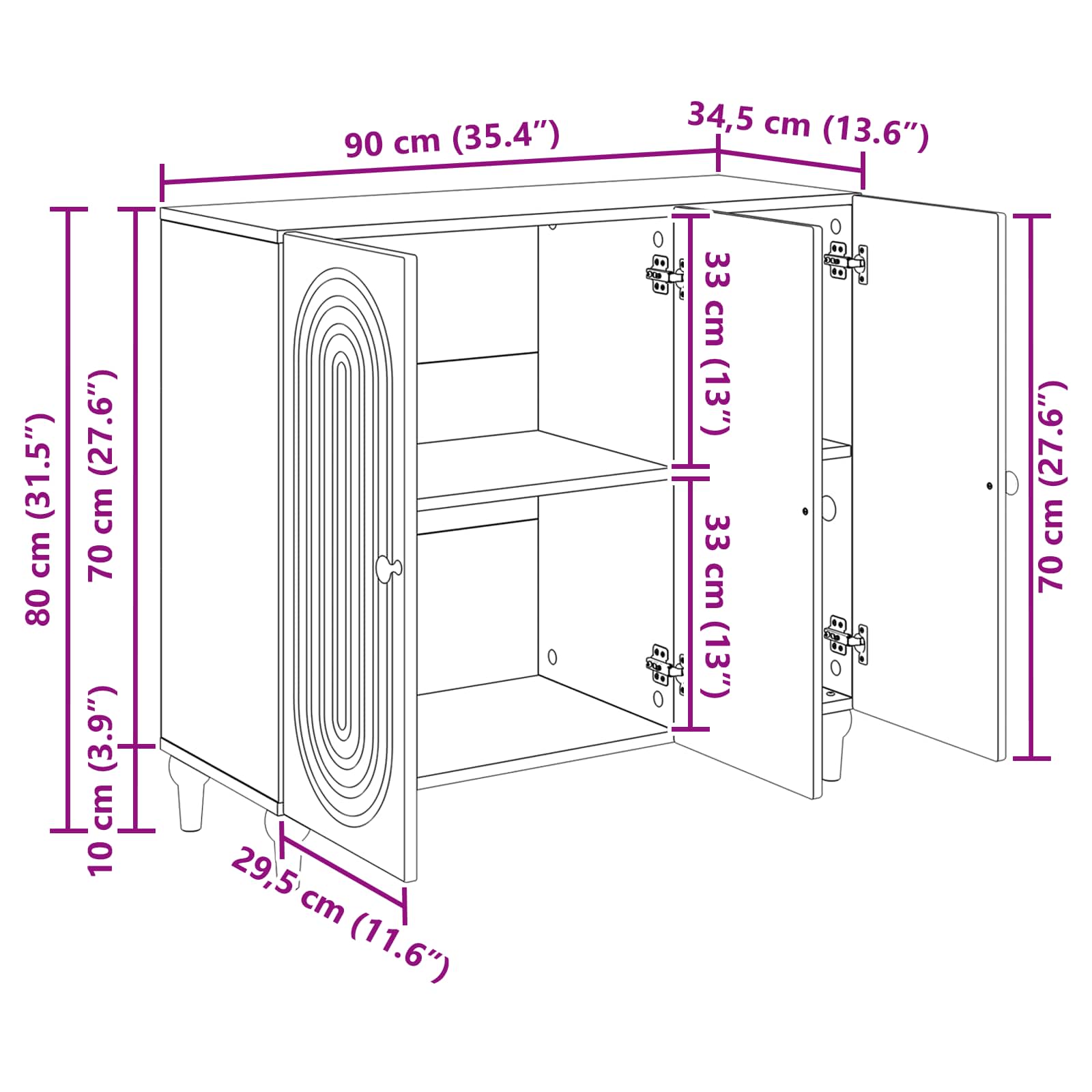 Kreveta Hrast sonoma 89 x 34,5 x 80 cm Konstruirano drvo