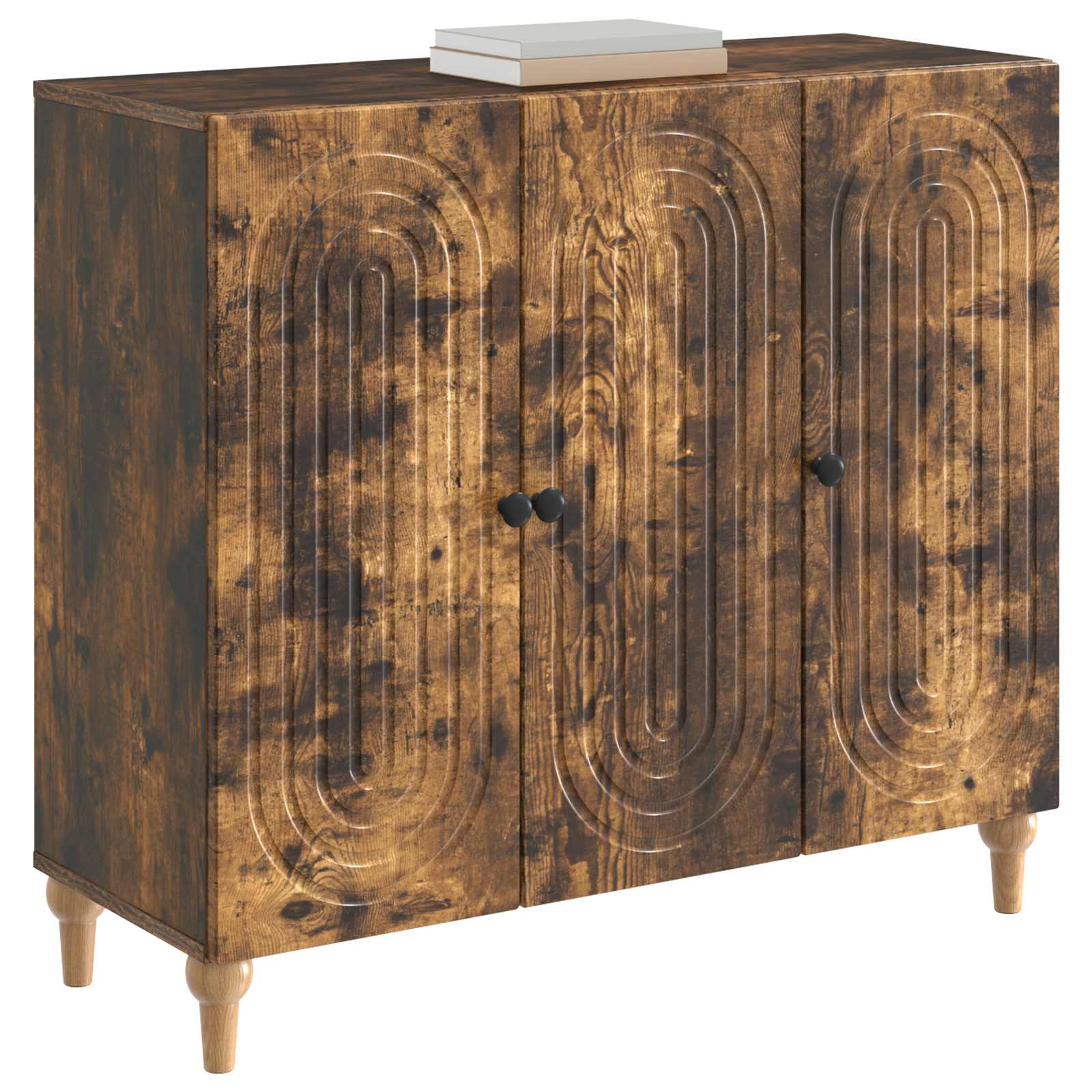 Kreveta Dimljeni hrast 89 x 34,5 x 80 cm Konstruirano drvo