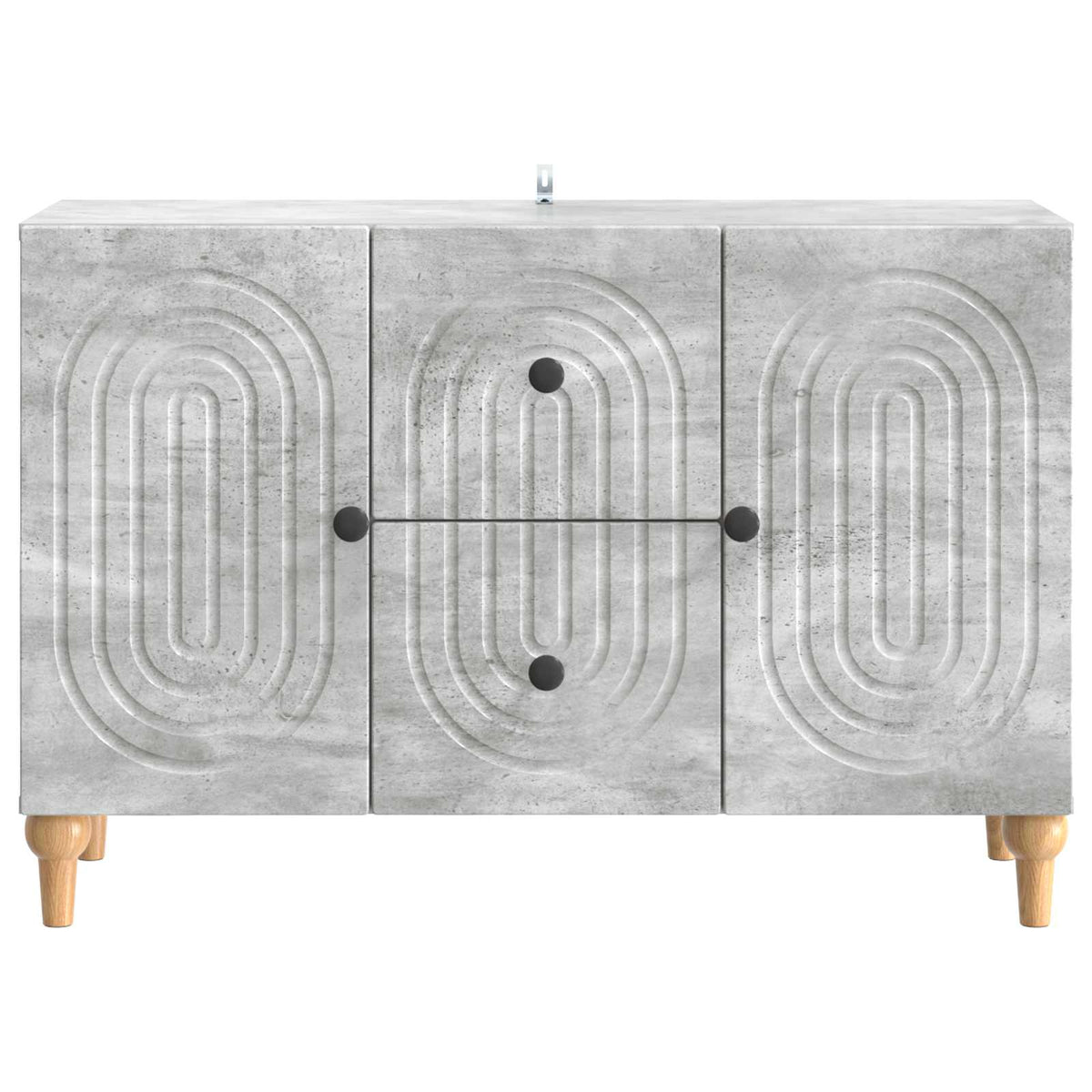 TV ormar Betonska siva 89 x 34,5 x 60 cm Konstruirano drvo