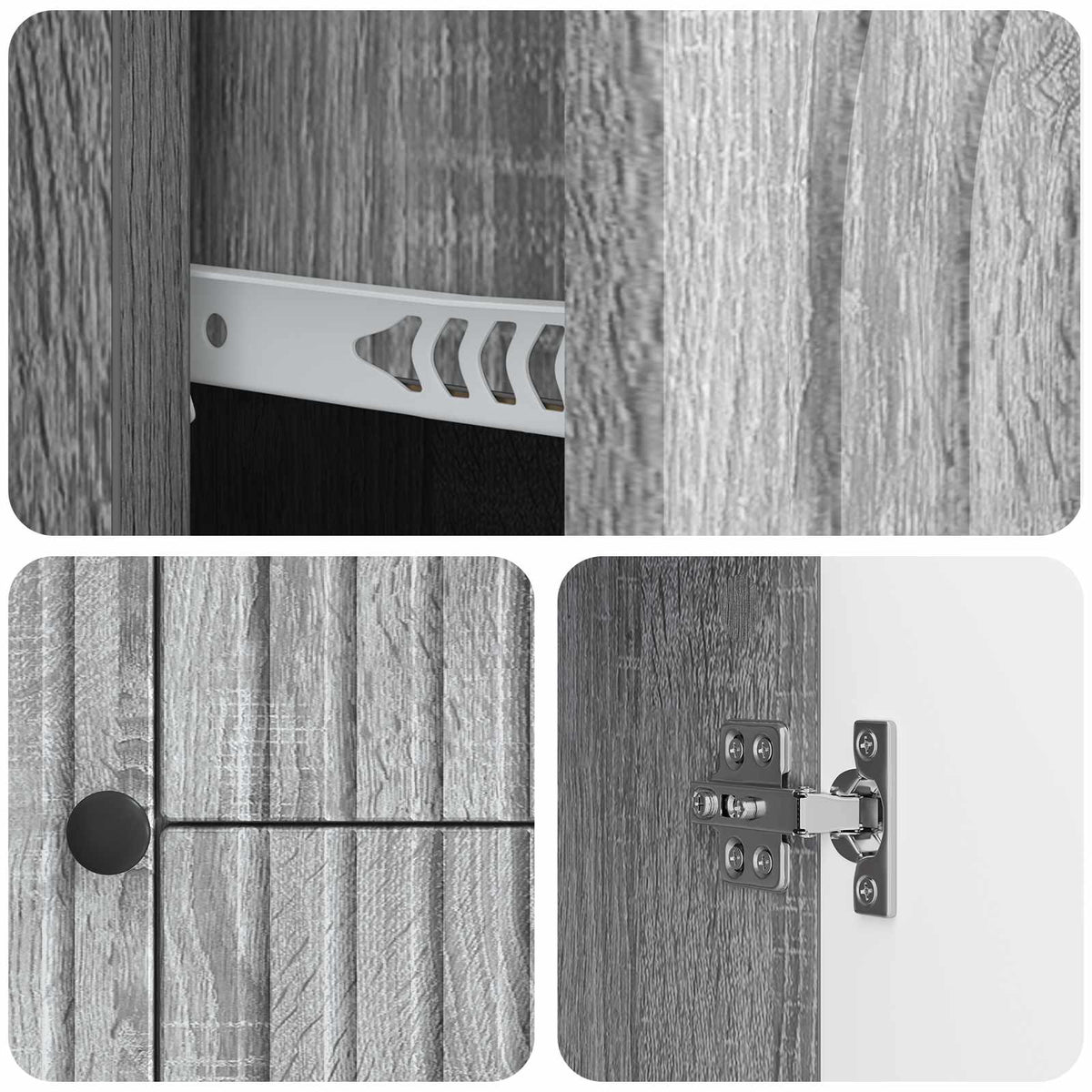 TV ormar Siva sonoma 89 x 34,5 x 60 cm Konstruirano drvo