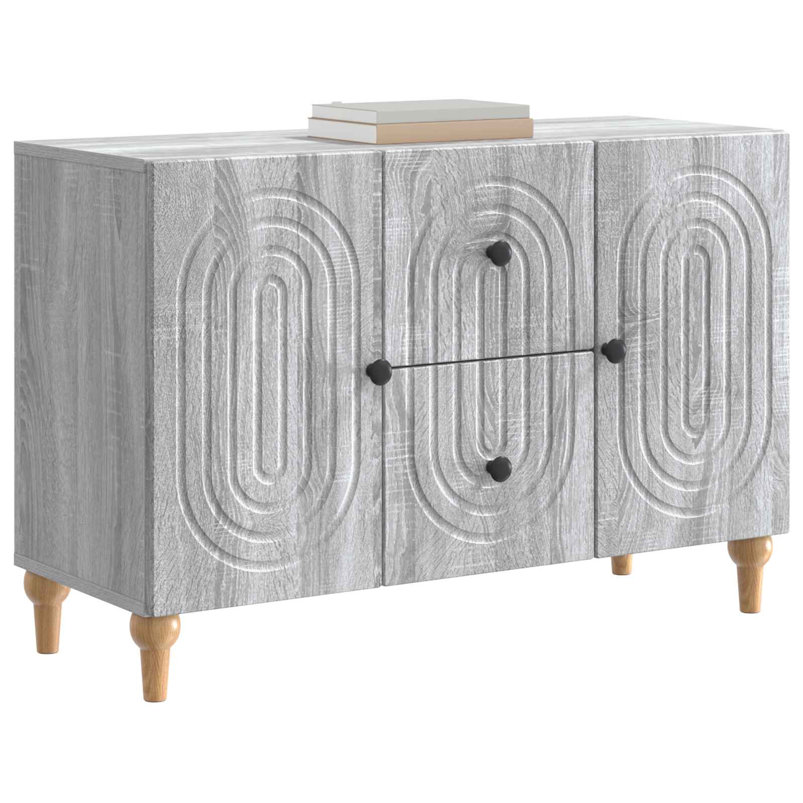 TV ormar Siva sonoma 89 x 34,5 x 60 cm Konstruirano drvo
