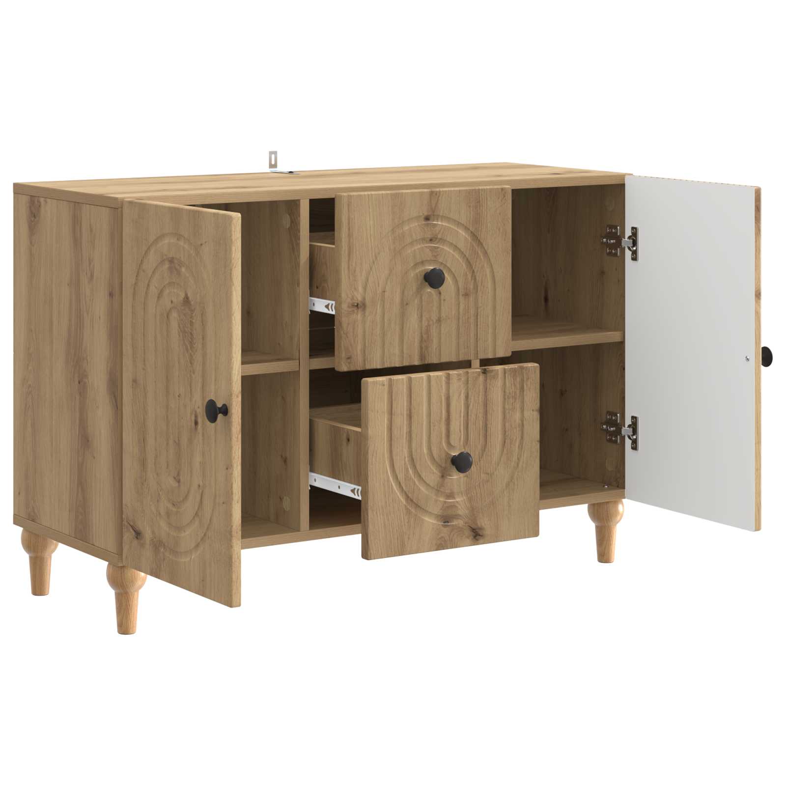 TV ormar Hrast artisan 89 x 34,5 x 60 cm Konstruirano drvo