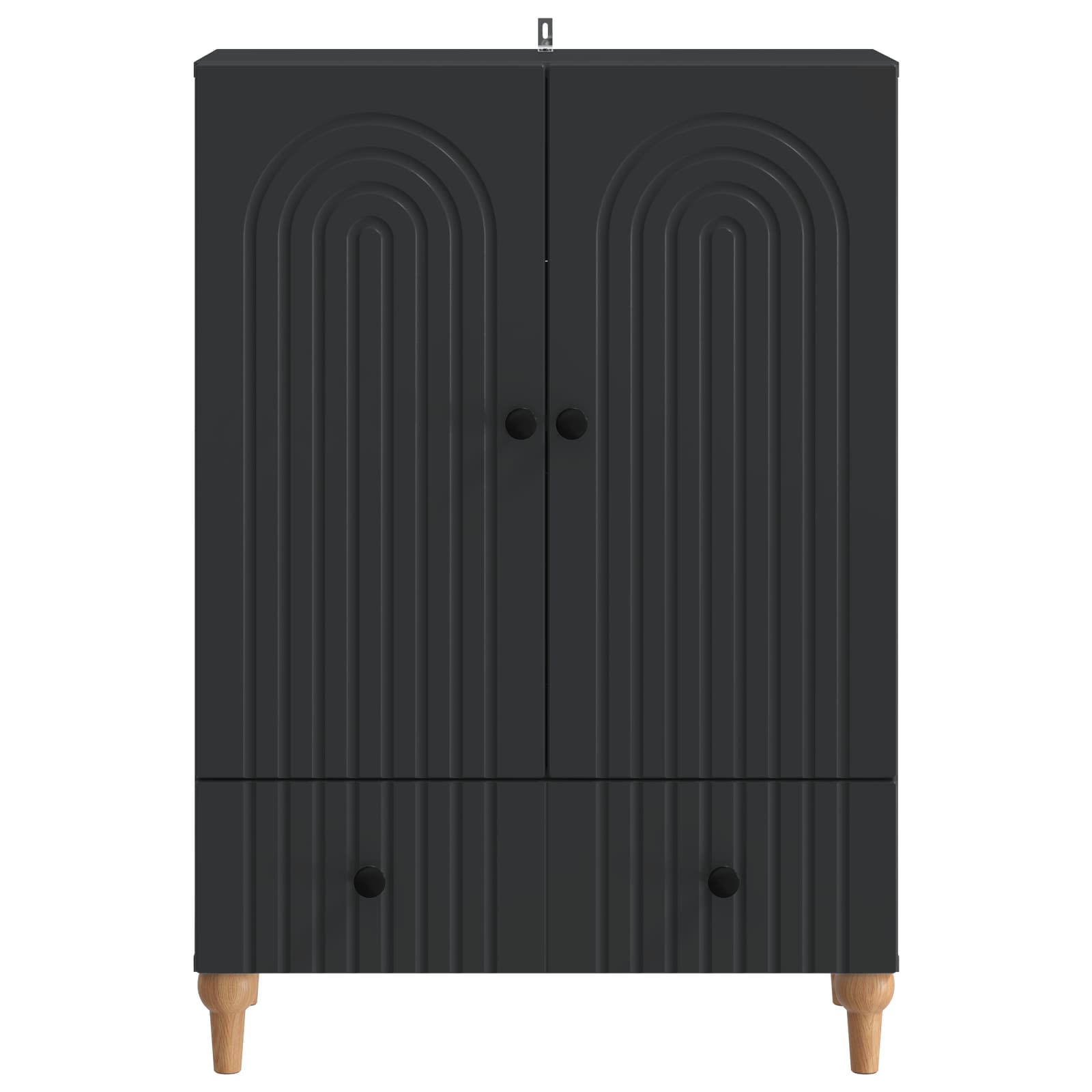 Kreveta s ladicama Crna 66 x 34,5 x 95 cm Konstruirano drvo