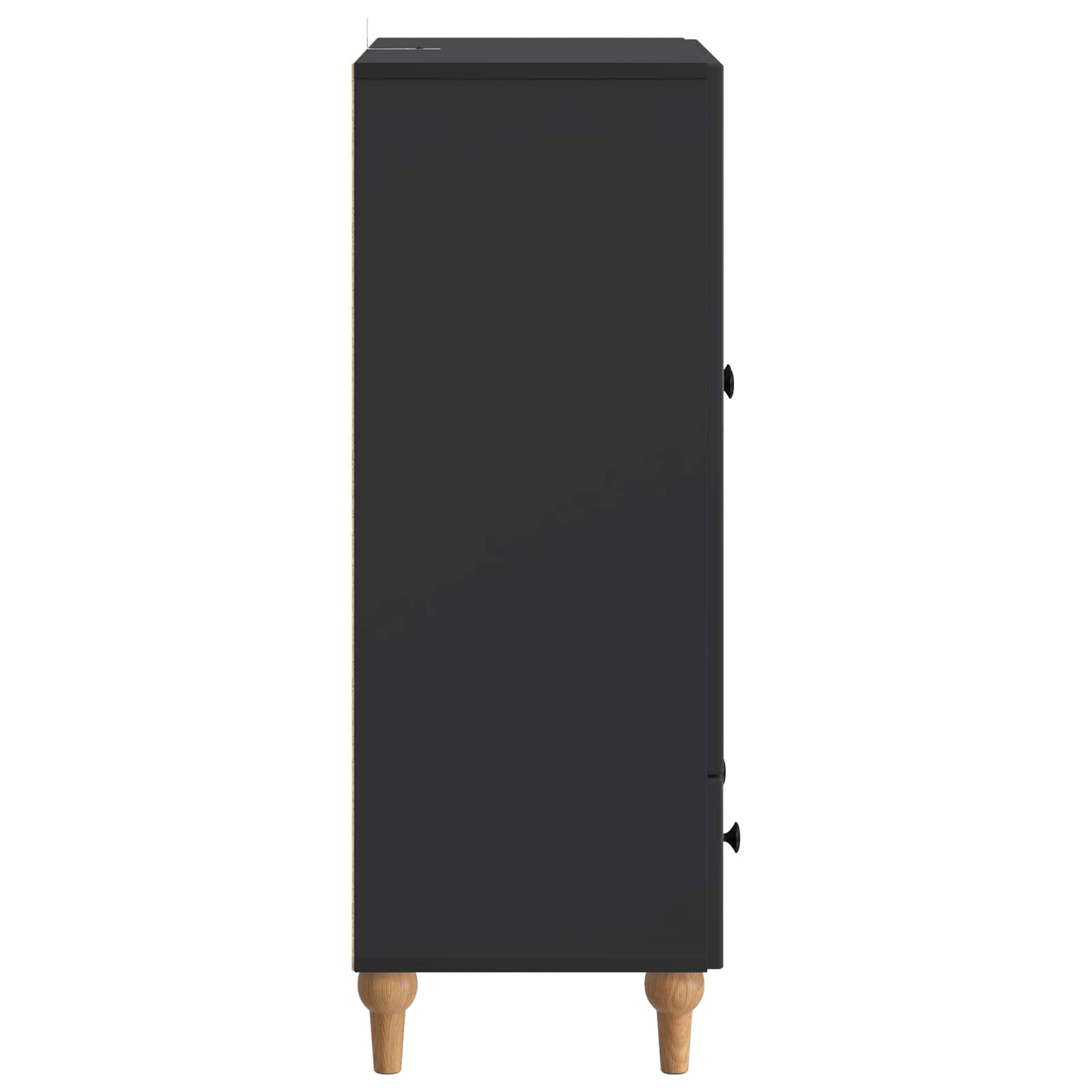 Kreveta s ladicama Crna 66 x 34,5 x 95 cm Konstruirano drvo