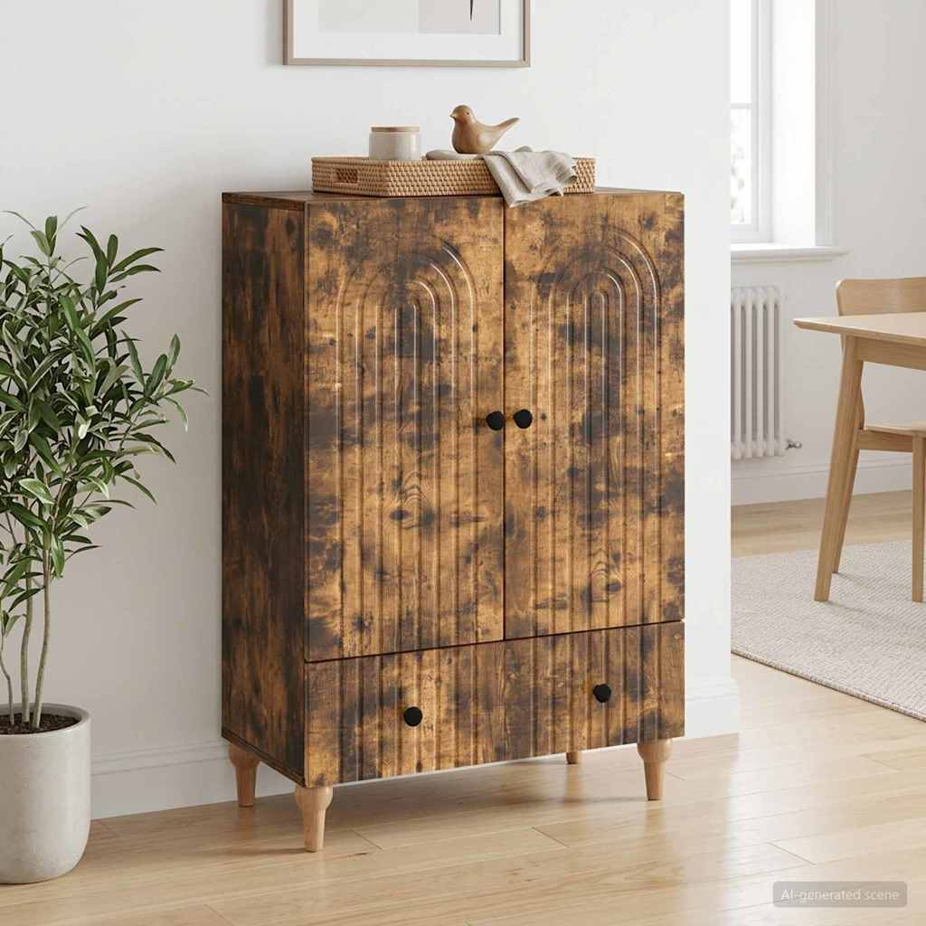 Kreveta Dimljeni hrast 66 x 34,5 x 95 cm Konstruirano drvo