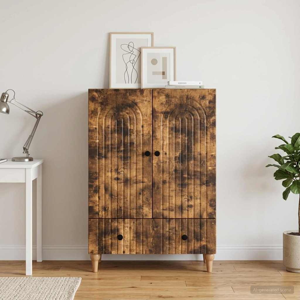Kreveta Dimljeni hrast 66 x 34,5 x 95 cm Konstruirano drvo