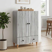 Kreveta Siva sonoma 66 x 34,5 x 95 cm Konstruirano drvo