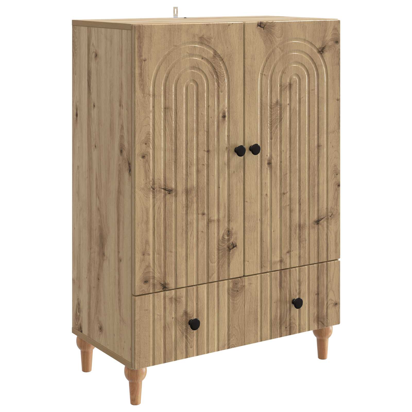 Kreveta Hrast artisan 66 x 34,5 x 95 cm Konstruirano drvo