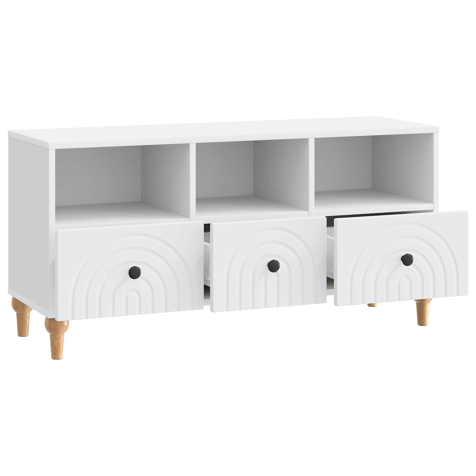 TV ormar Bijeli 102 x 34,5 x 50 cm Konstrukcijsko drvo