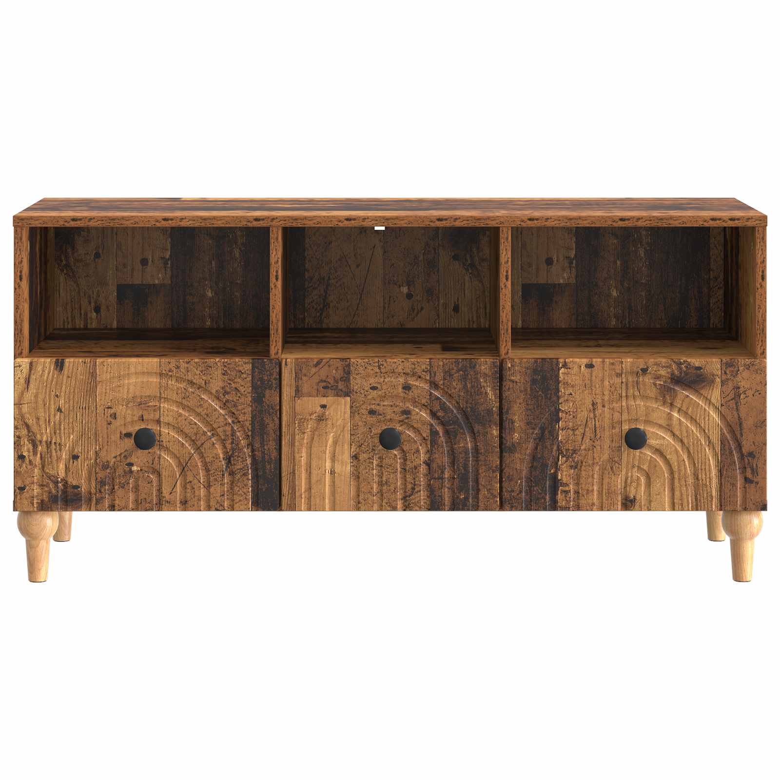 TV ormar Staro drvo 102 x 34,5 x 50 cm Konstrukcijsko drvo