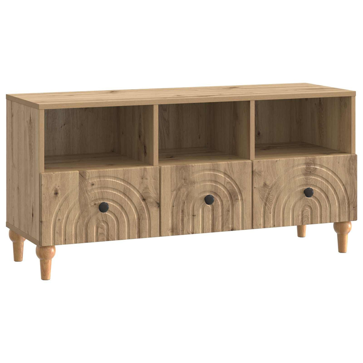 TV ormar Zanatski Hrast 102 x 34,5 x 50 cm Konstrukcijsko drvo