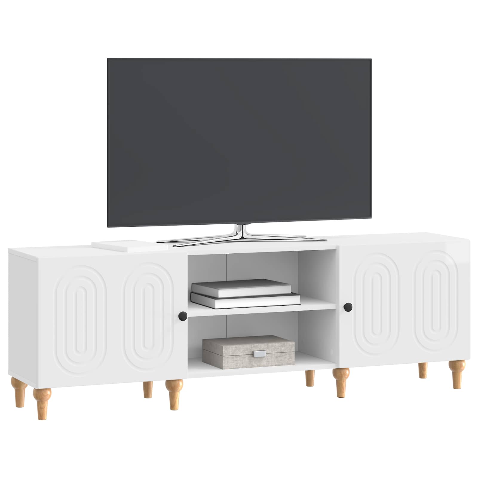 TV ormar Bijela visokog sjaja 150 x 31 x 50 cm