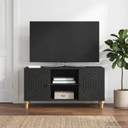 TV ormar Crna 102 x 34,5 x 50 cm Konstruirano drvo