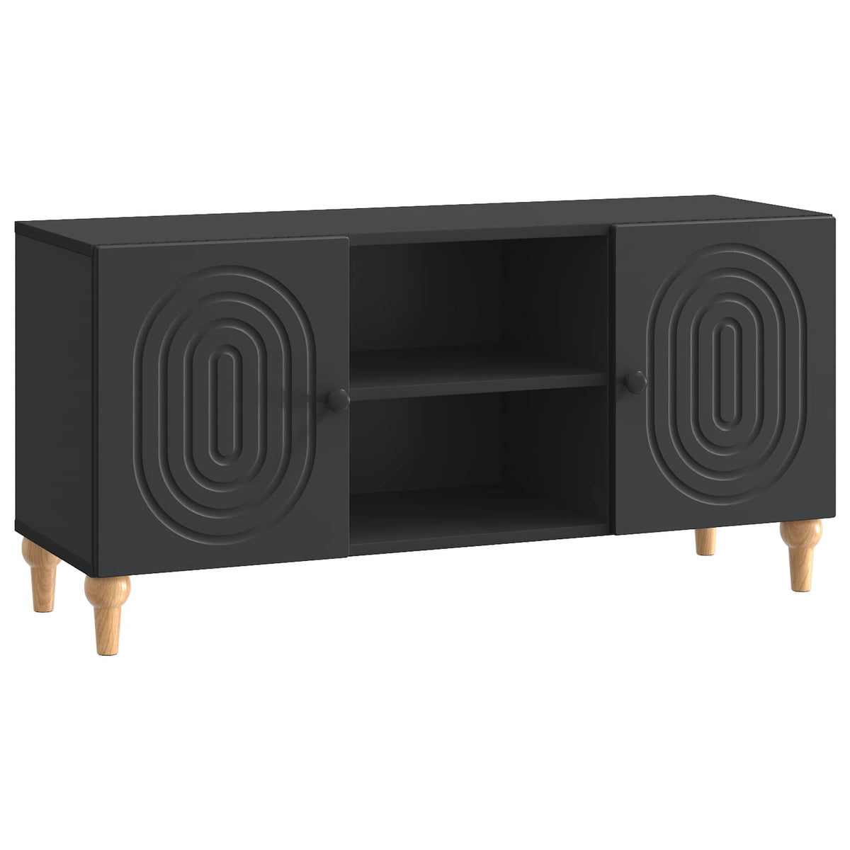 TV ormar Crna 102 x 34,5 x 50 cm Konstruirano drvo