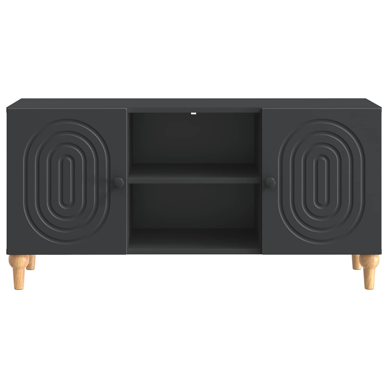 TV ormar Crna 102 x 34,5 x 50 cm Konstruirano drvo