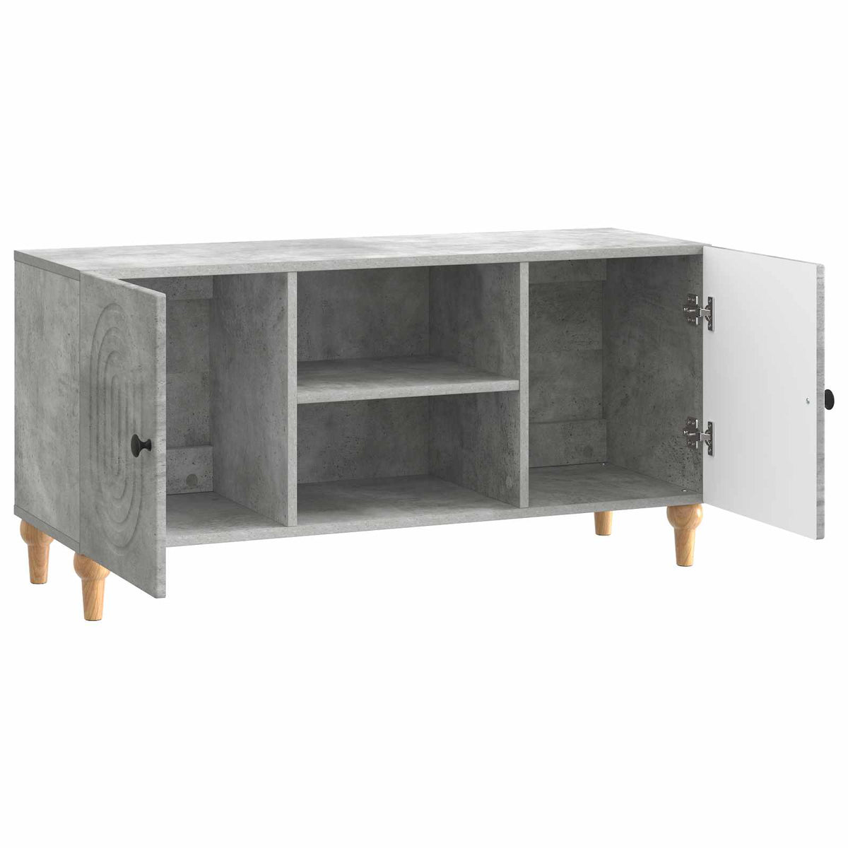 TV ormar Betonska siva 102 x 34,5 x 50 cm Konstruirano drvo