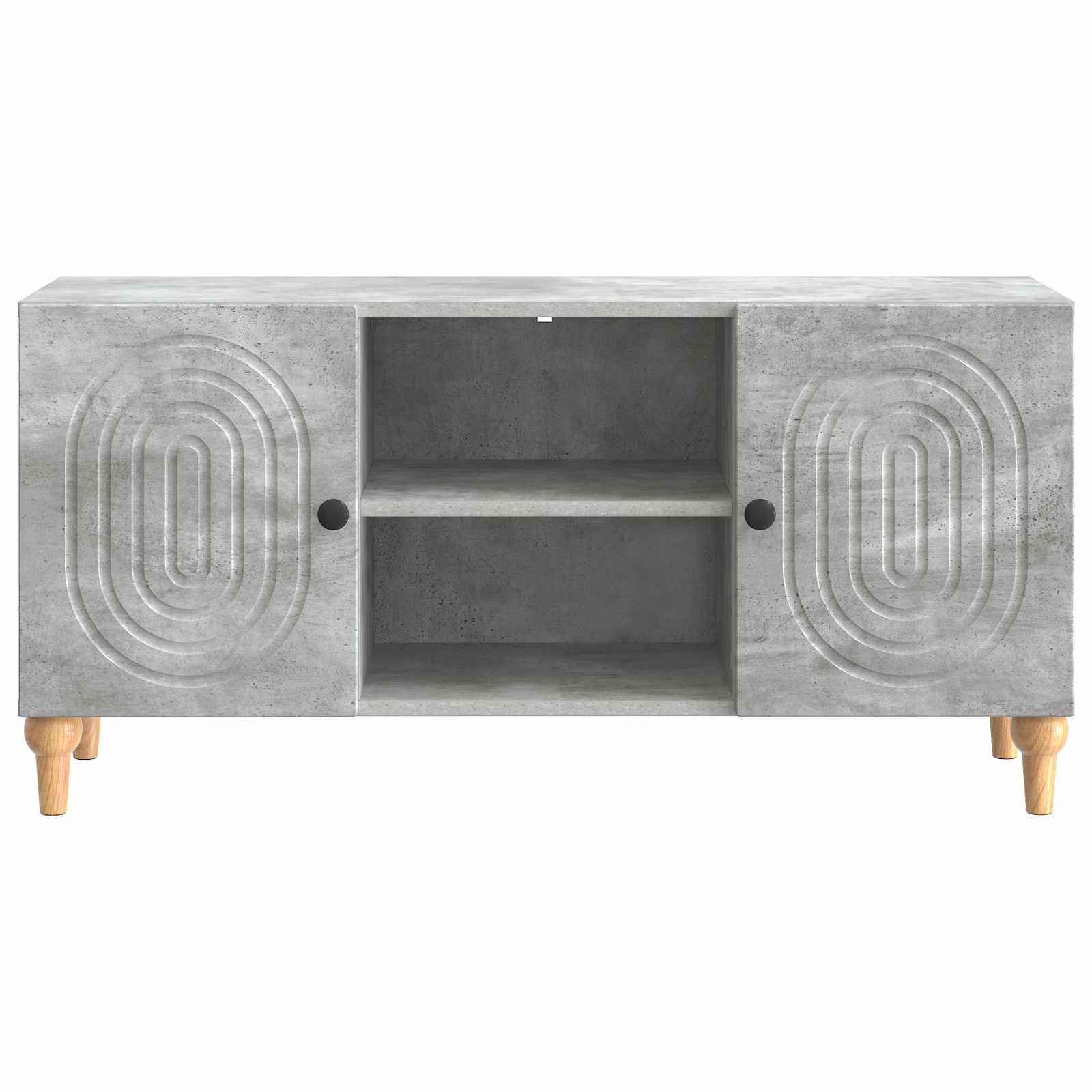 TV ormar Betonska siva 102 x 34,5 x 50 cm Konstruirano drvo