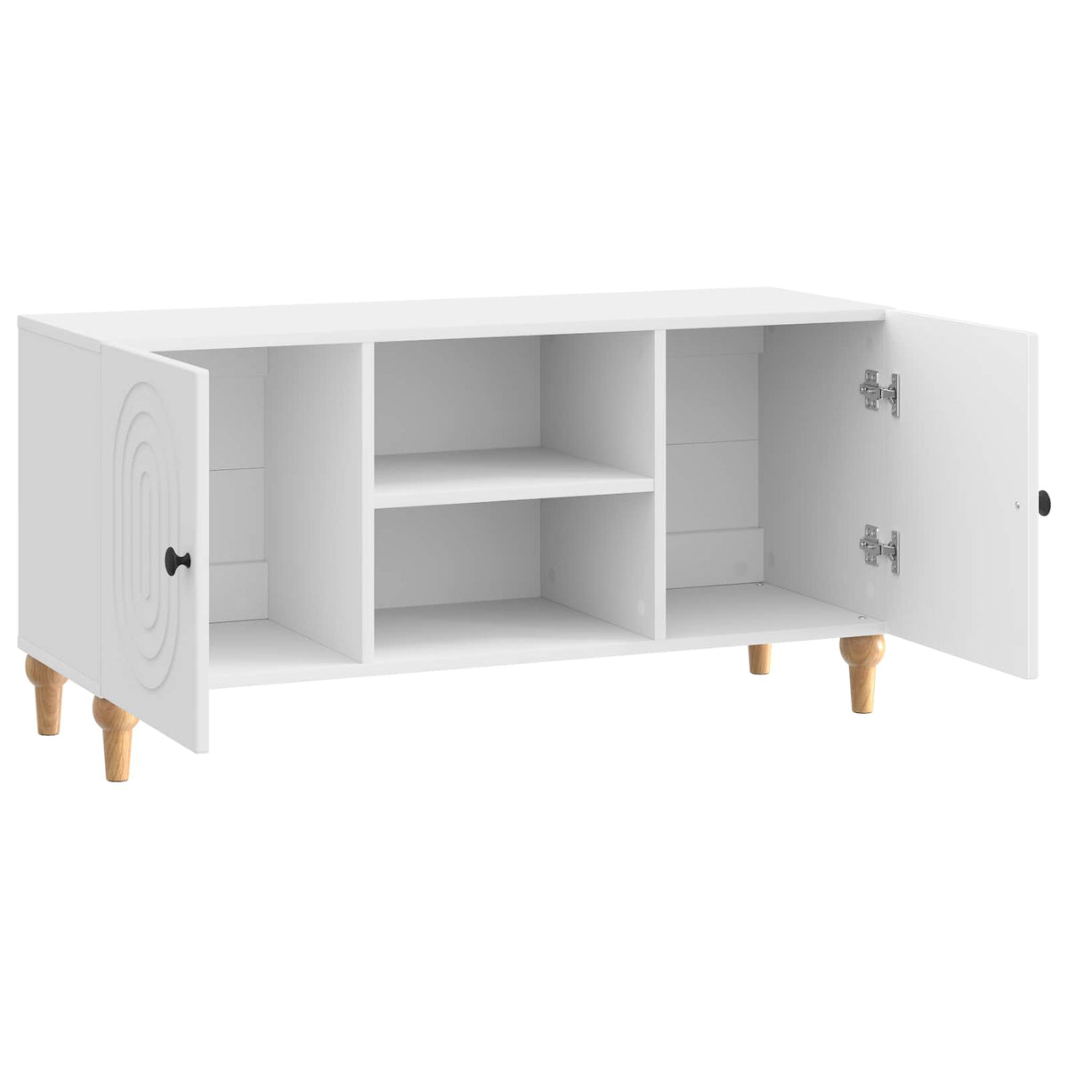 TV ormar Bijela visokog sjaja 102 x 34,5 x 50 cm