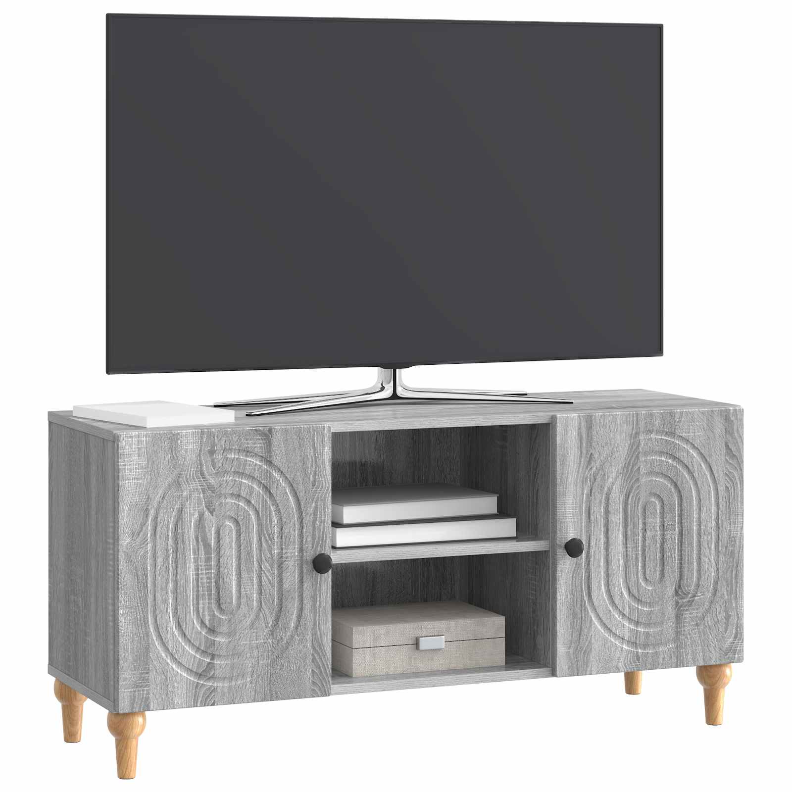 TV ormar Siva sonoma 102 x 34,5 x 50 cm Konstruirano drvo