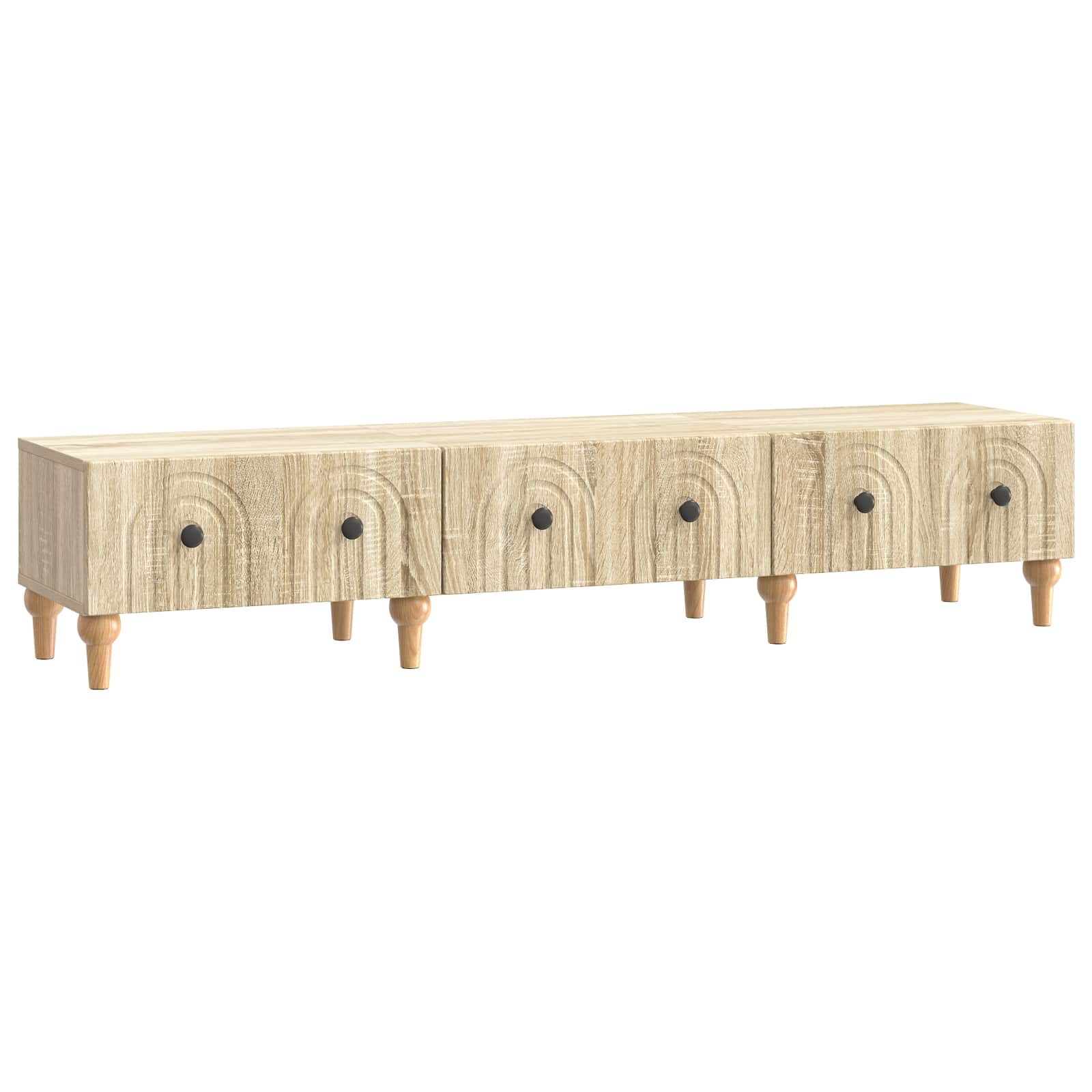 TV ormar Hrast sonoma 147 x 34,5 x 30 cm Konstruirano drvo