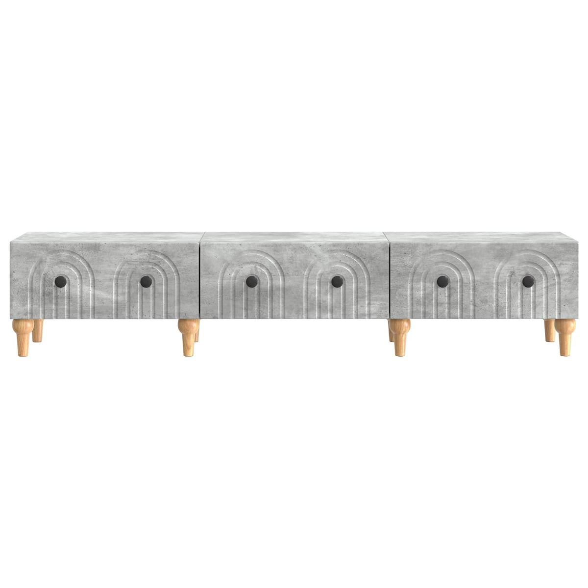TV ormar Betonska siva 147 x 34,5 x 30 cm Konstruirano drvo