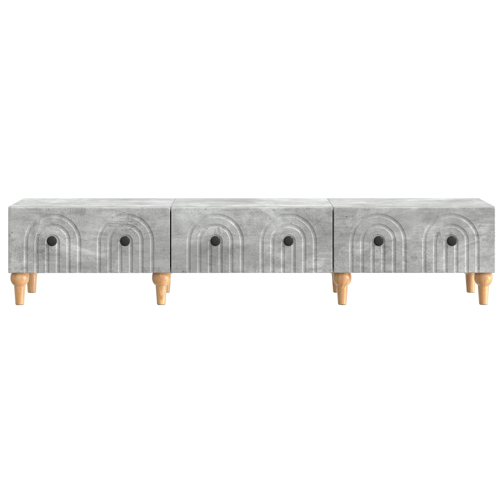 TV ormar Betonska siva 147 x 34,5 x 30 cm Konstruirano drvo