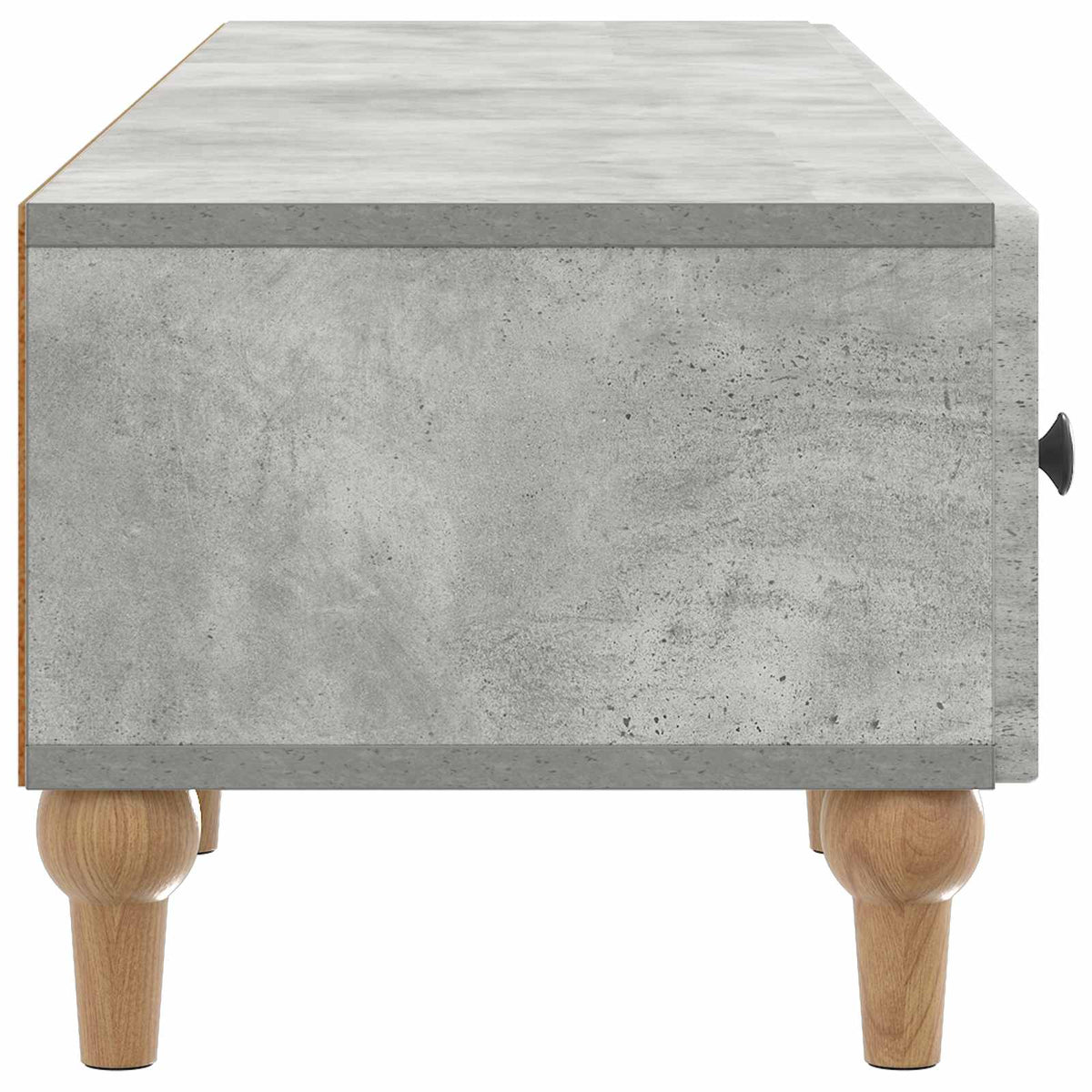 TV ormar Betonska siva 147 x 34,5 x 30 cm Konstruirano drvo