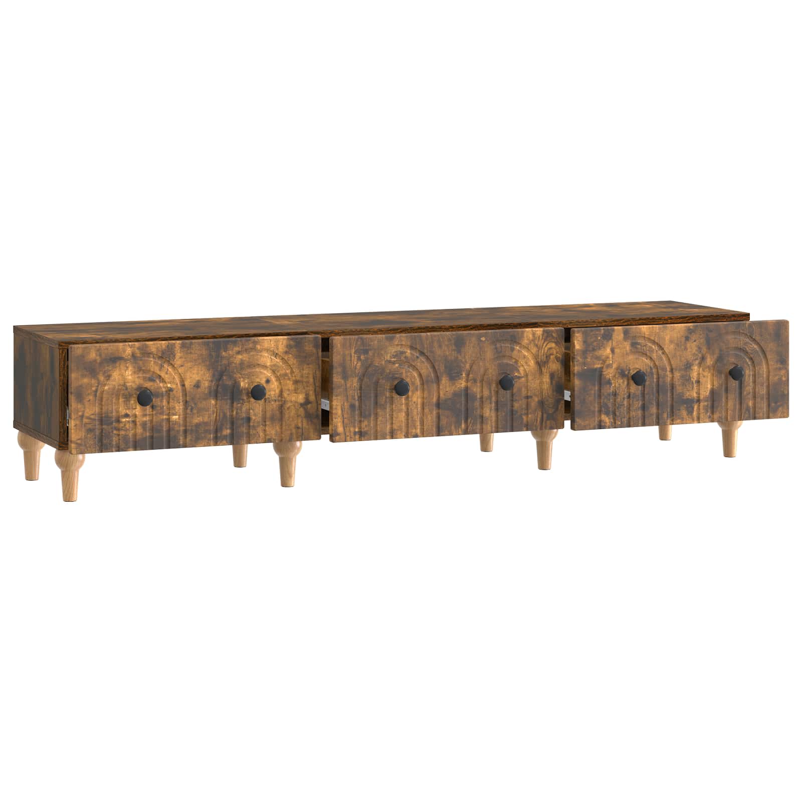 TV ormar Dimljeni hrast 147 x 34,5 x 30 cm Konstruirano drvo