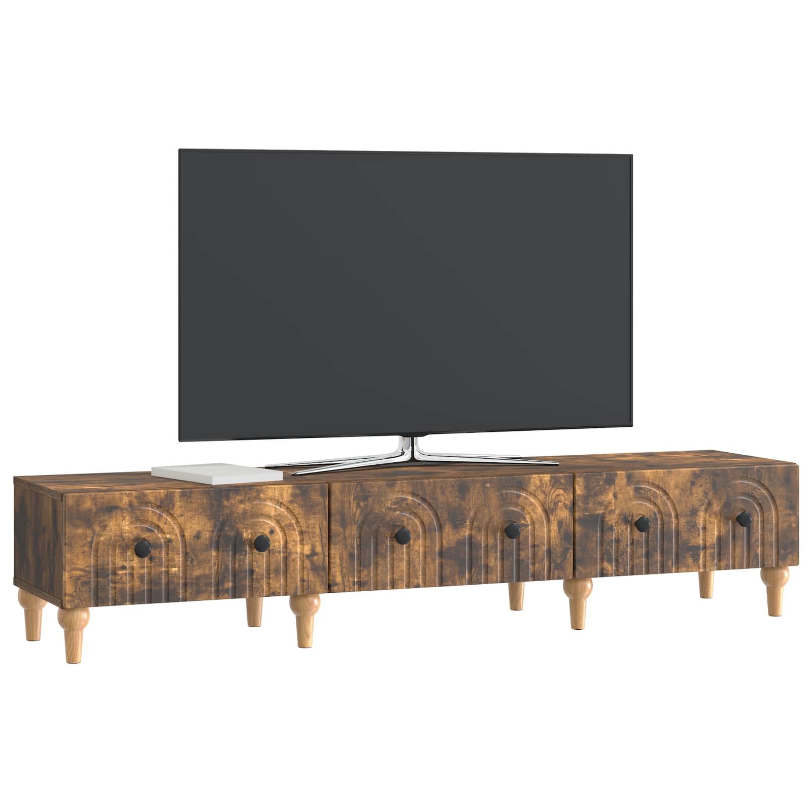 TV ormar Dimljeni hrast 147 x 34,5 x 30 cm Konstruirano drvo