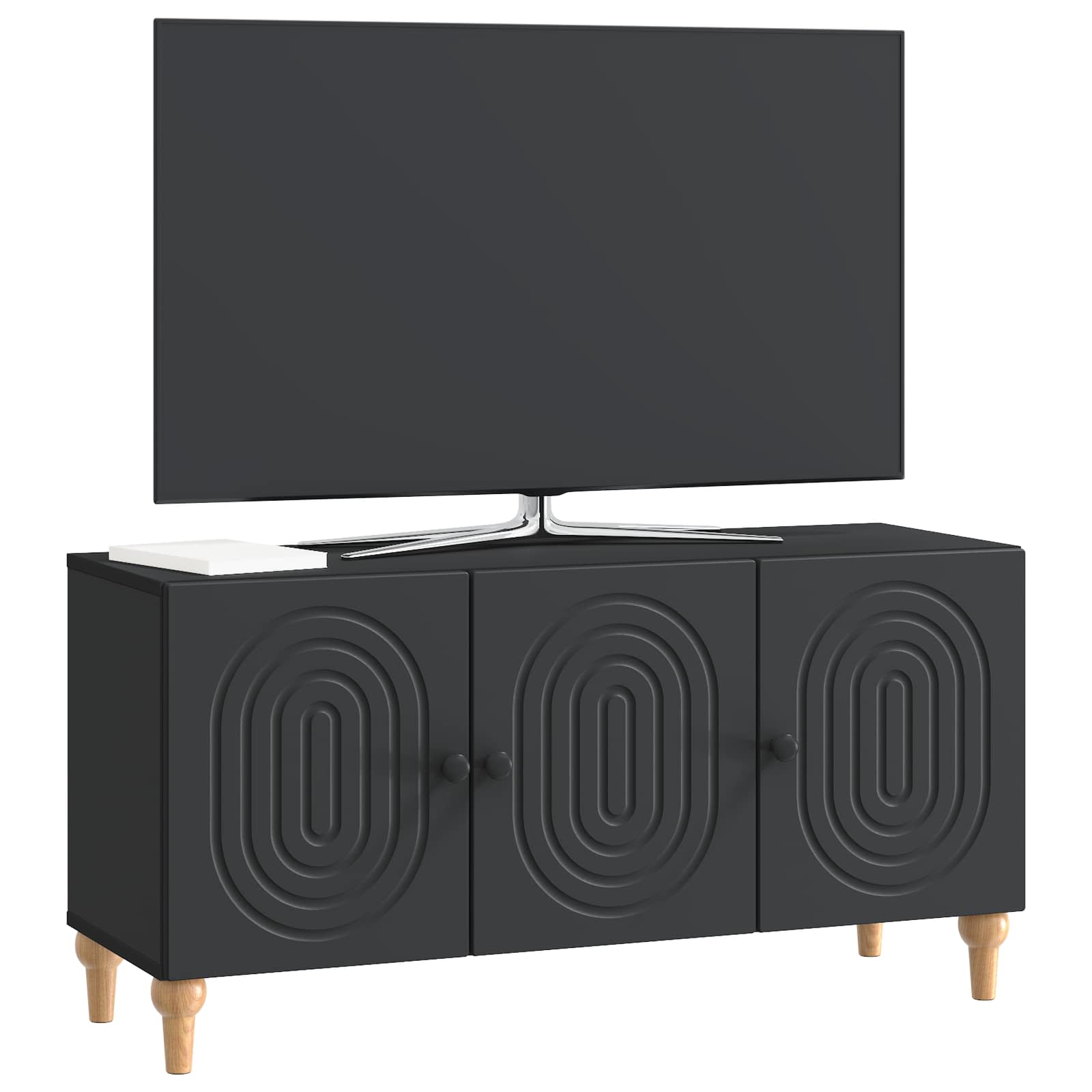 TV ormar Crna 99 x 34,5 x 50 cm Konstruirano drvo