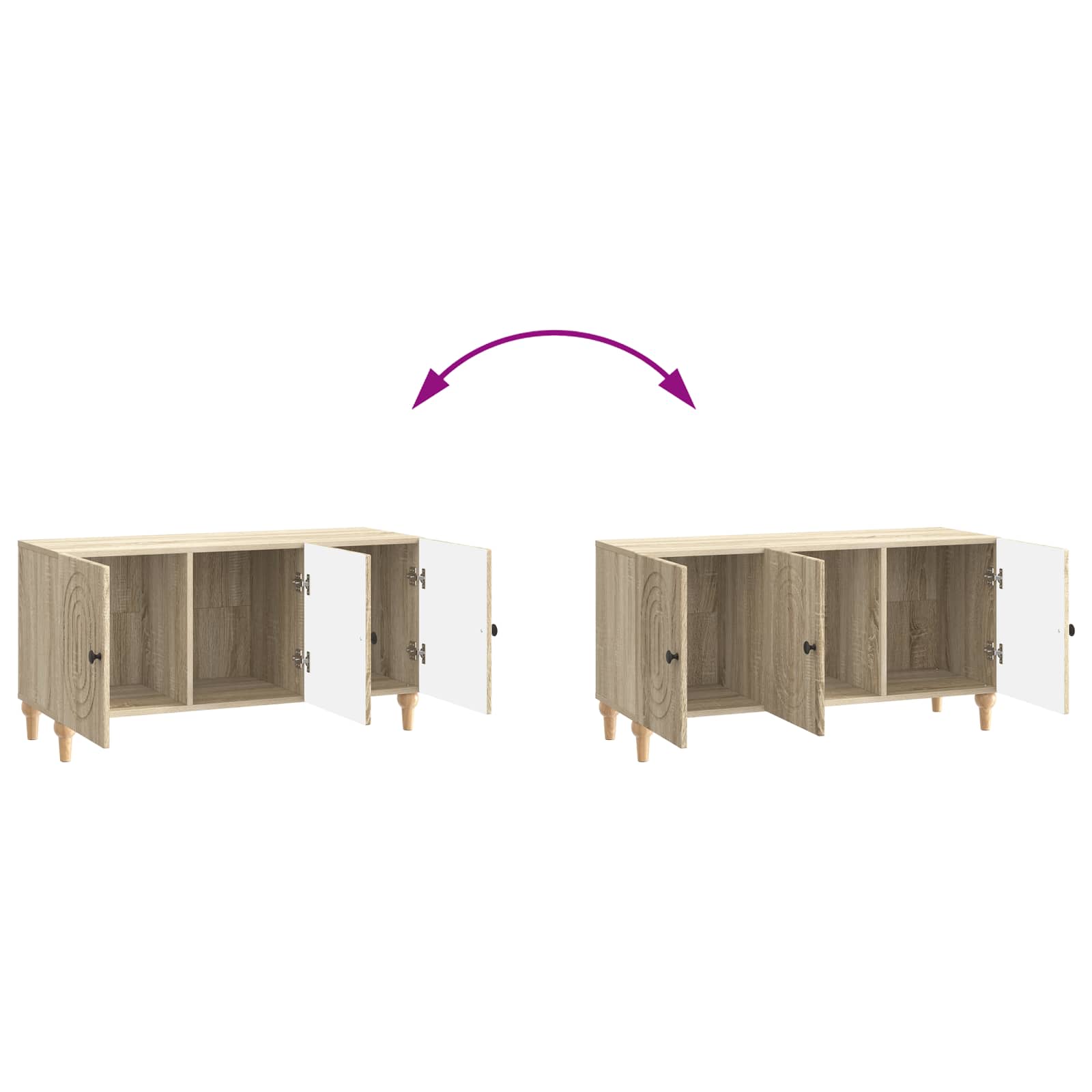 TV ormar Hrast sonoma 99 x 34,5 x 50 cm Konstruirano drvo