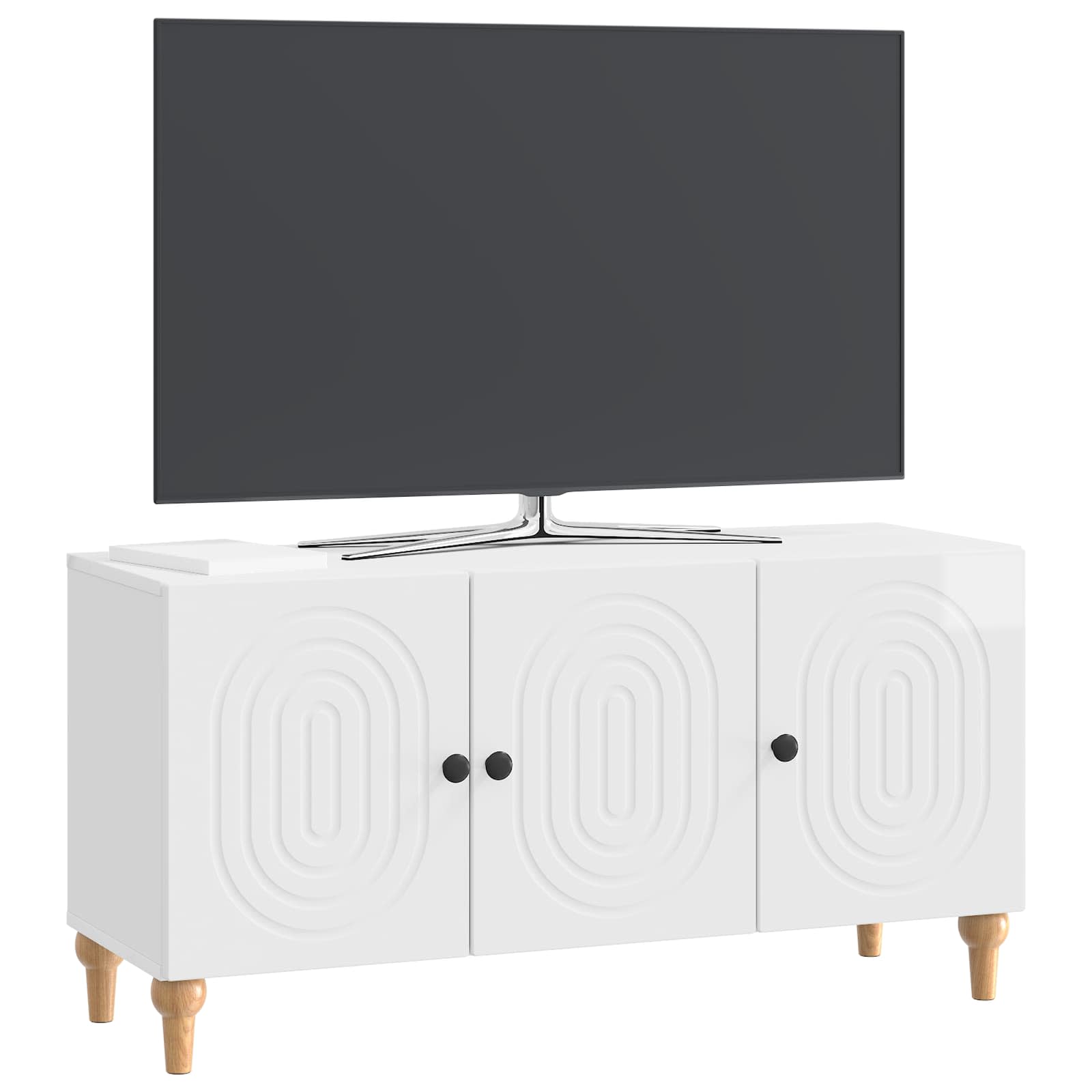 TV ormar Bijela visokog sjaja 99 x 34,5 x 50 cm