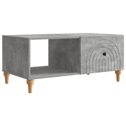 Kava Stol Betonska siva 90 x 50 x 40 cm Konstruirano drvo