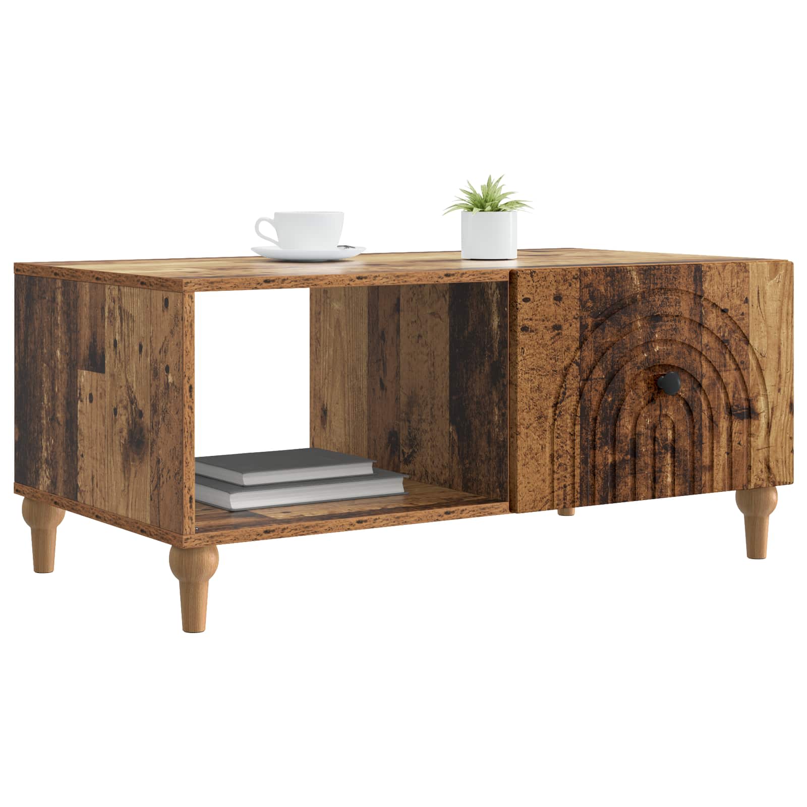 Kava Stol Staro drvo 90 x 50 x 40 cm Konstruirano drvo