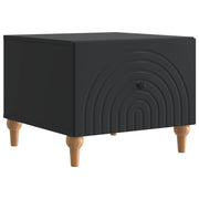 Kava Stol s ladicama Crna 49 x 50 x 40 cm Konstruirano drvo