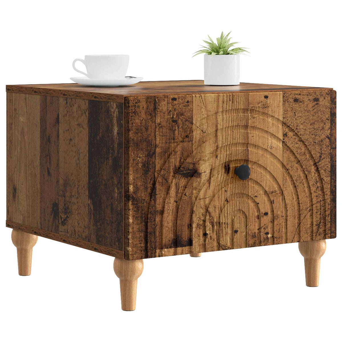 Kava Stol s ladicama 49 x 50 x 40 cm Konstruirano drvo