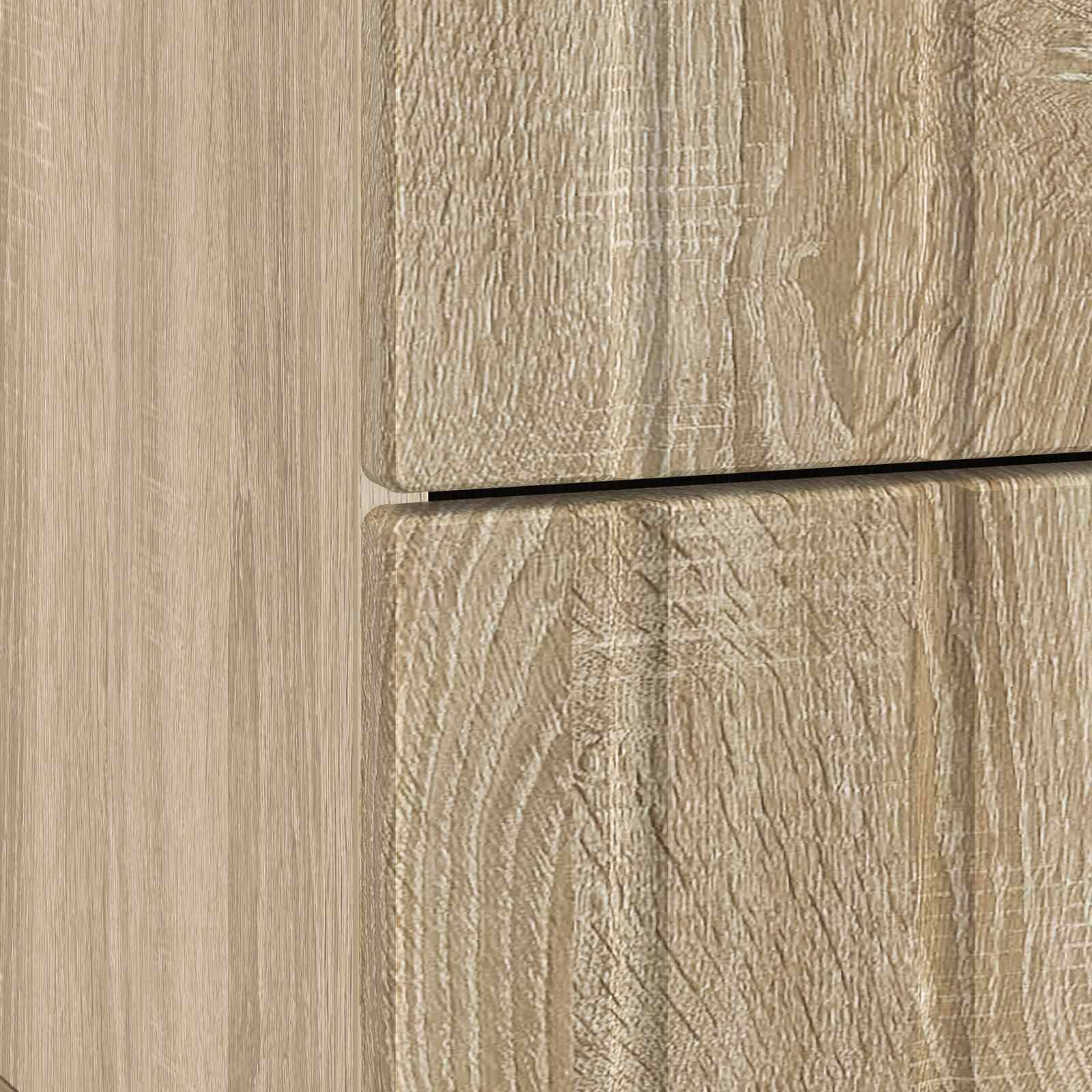 Noćni ormar s ladicama 2 pcs Hrast sonoma 43 x 34,5 x 49,5 cm