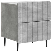 Noćni ormar Betonska siva 43 x 34,5 x 49,5 cm Konstruirano drvo