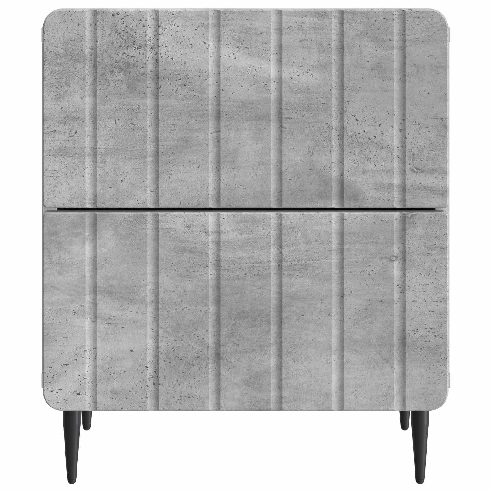 Noćni ormar Betonska siva 43 x 34,5 x 49,5 cm Konstruirano drvo